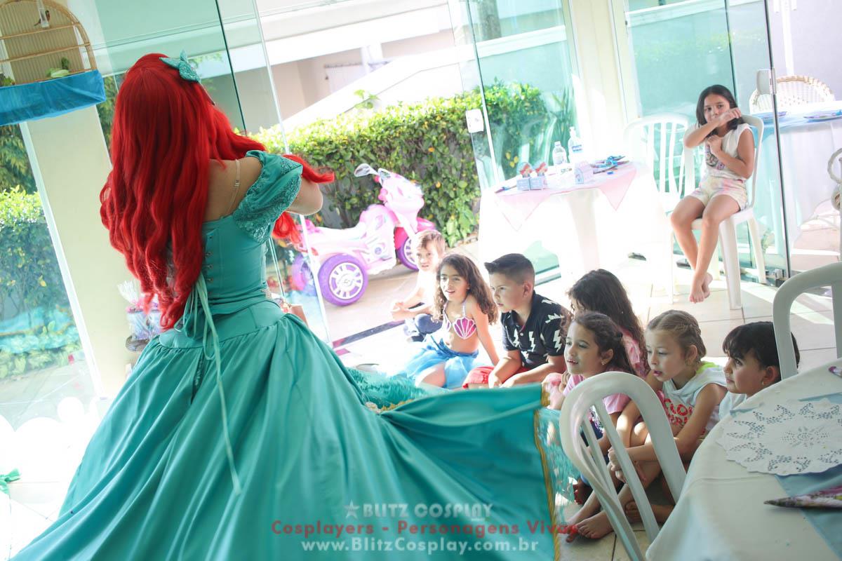 Ariel Personagem Vivo Para Festa e Eventos.