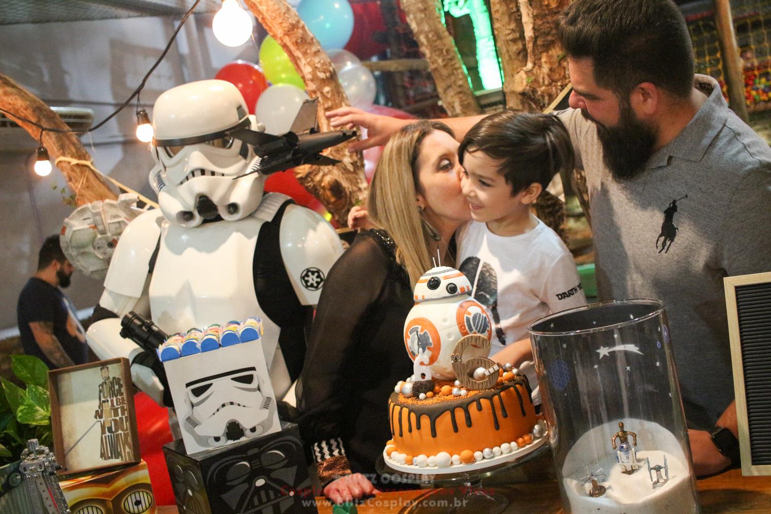 Star Wars Personagem Vivo Para Festas.