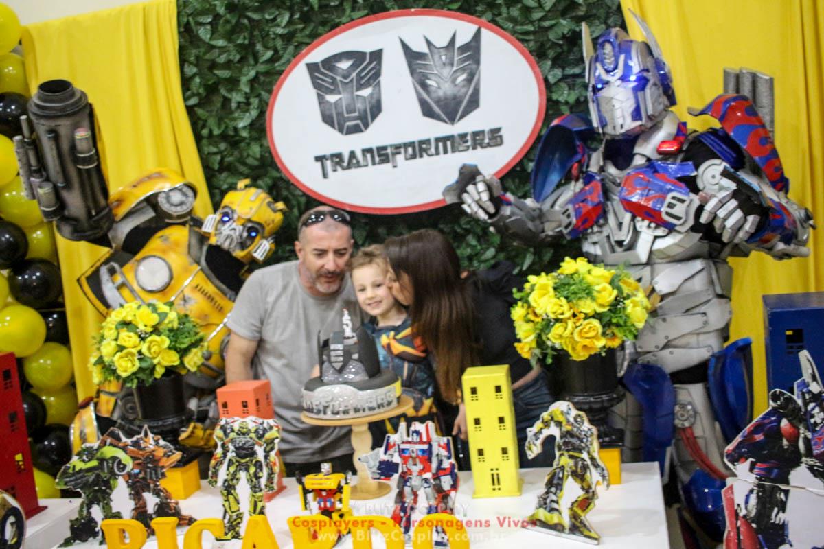Transformers Personagens Vivos Para Festas.