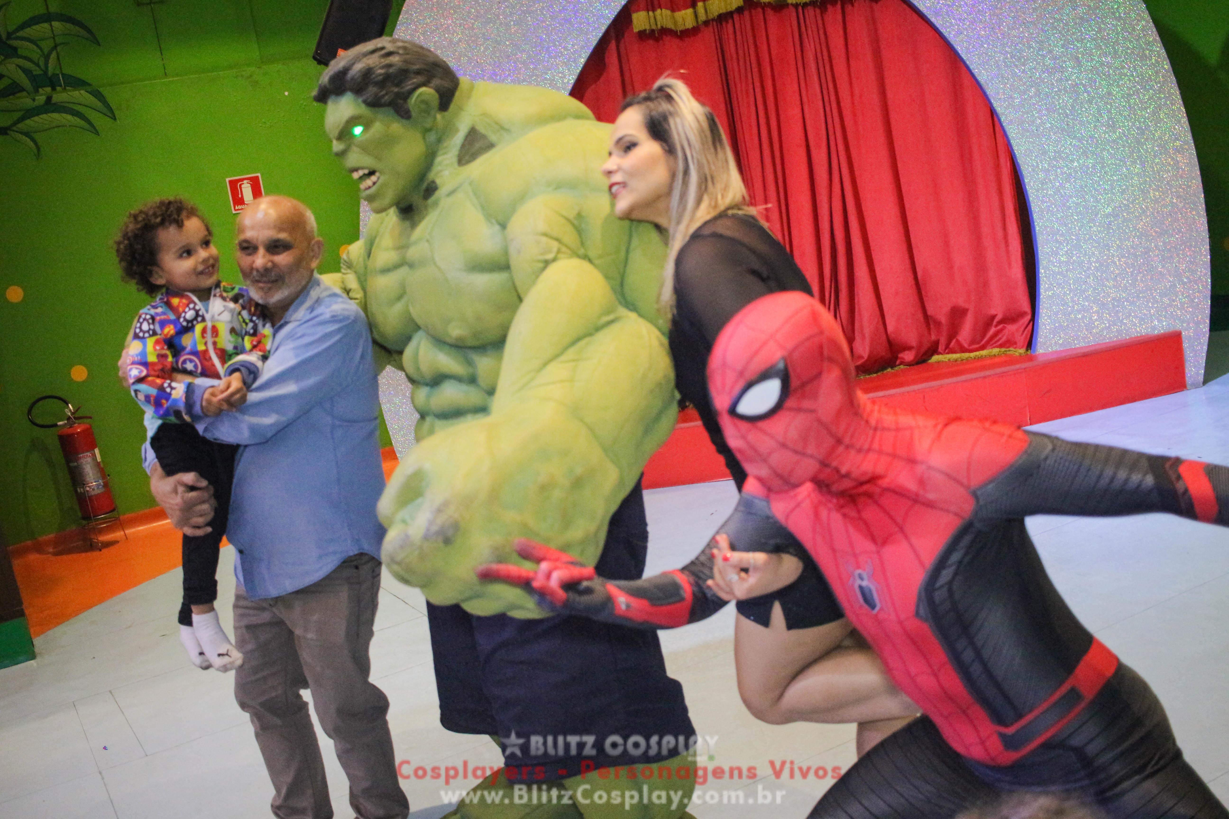 Heróis Personagem Vivo Para Festas e Eventos.