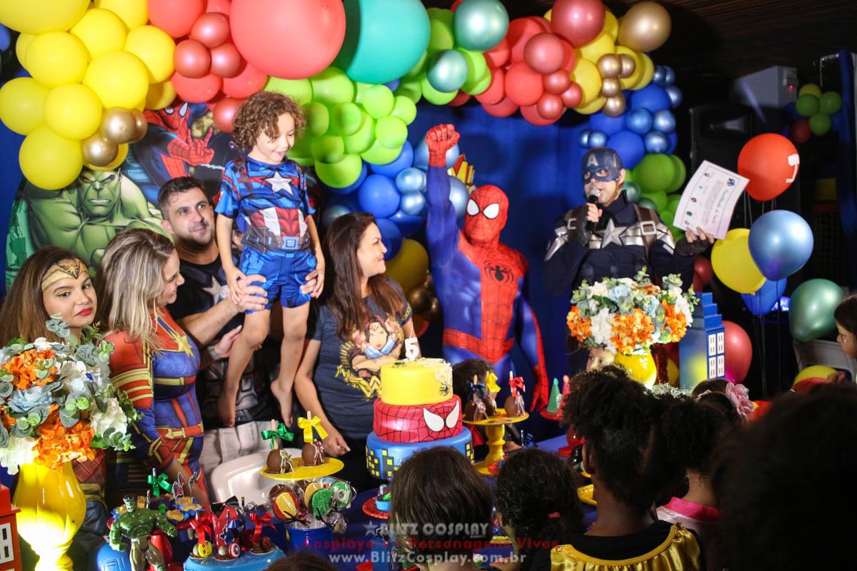 Os Vingadores Personagens Vivos Para Festas.