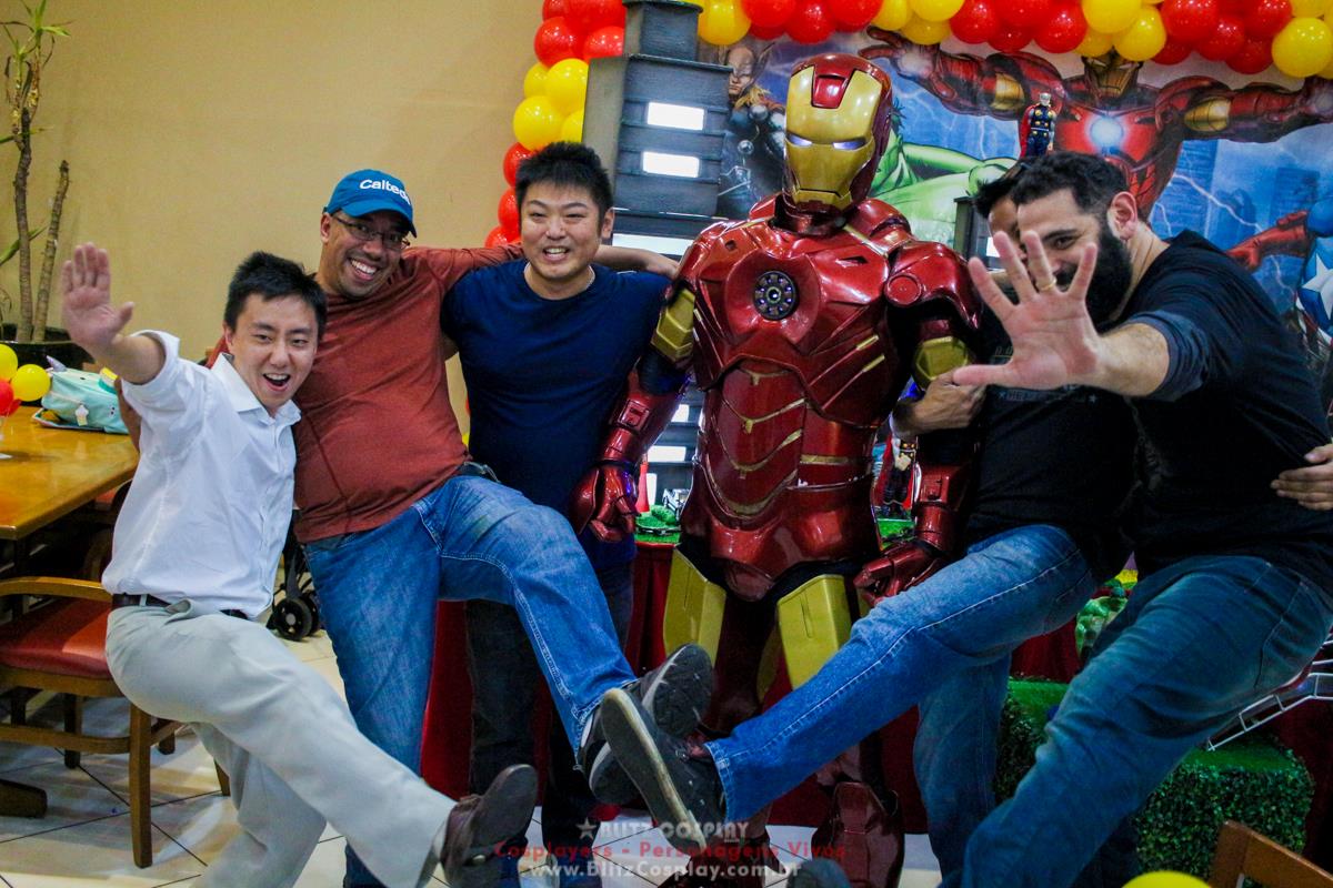 Homem de ferro personagem para festas