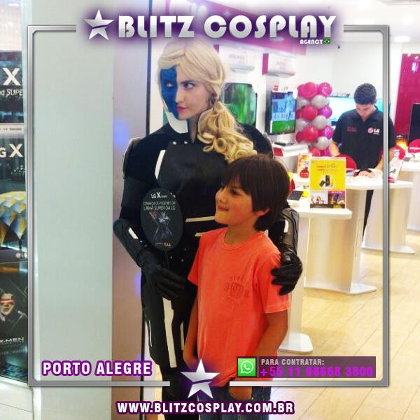 X MEN personagens vivos para eventos