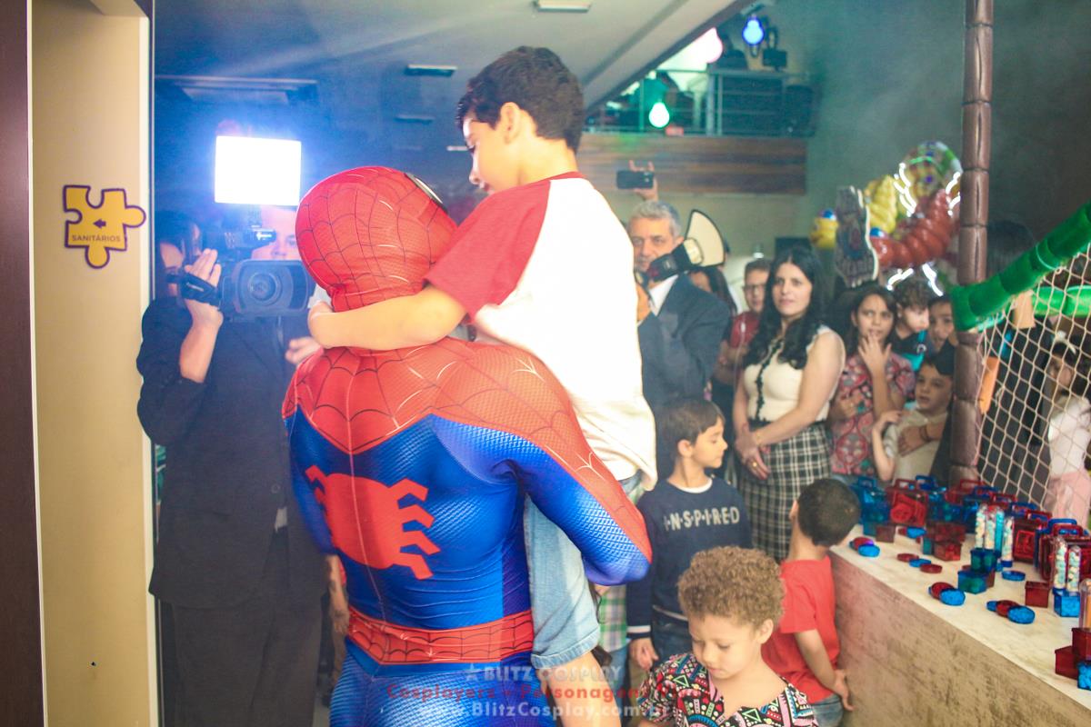 Homem Aranha Personagem Vivo Para Festas.