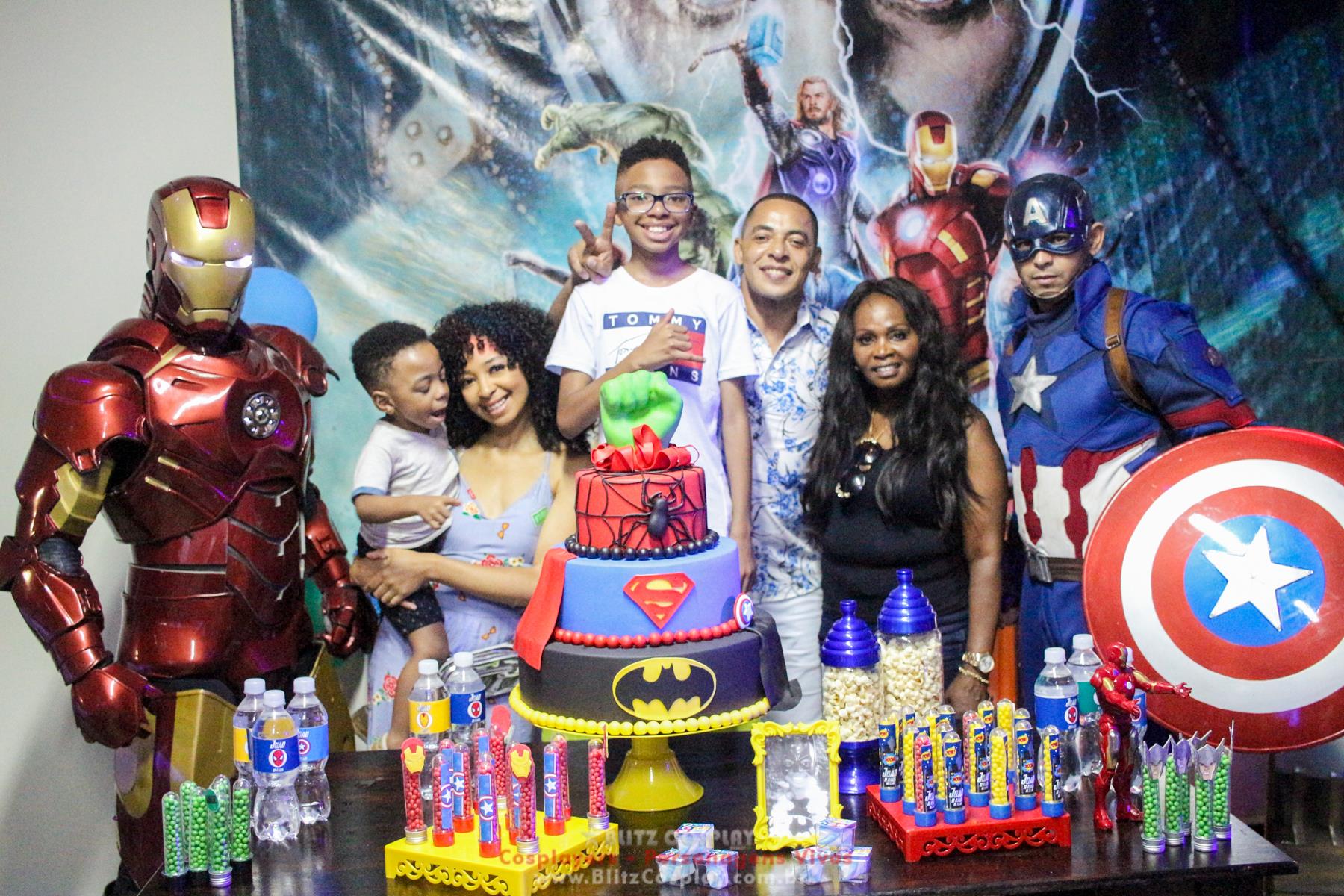 Capitão America Personagem vivo festas