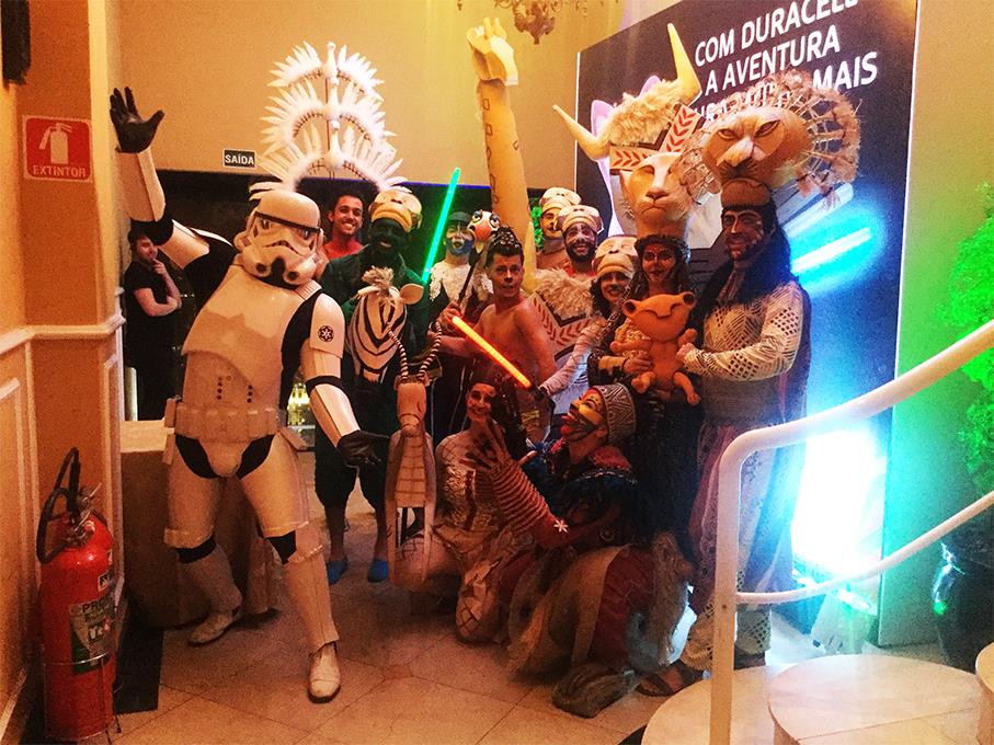 Princesa Leia personagem vivo