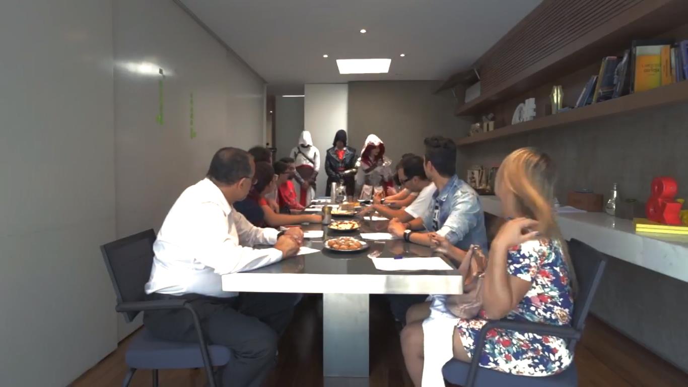 Assasin's Creed Personagem vivo para eventos