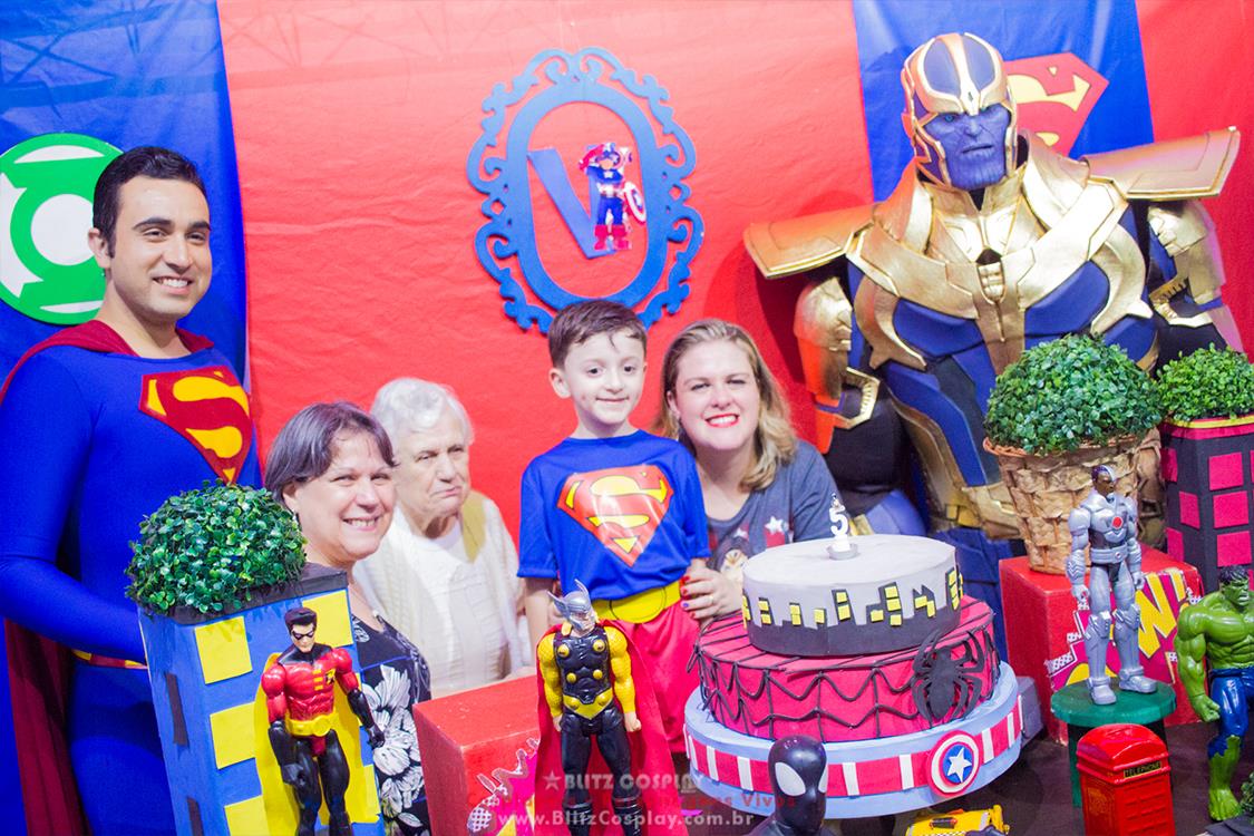 Thanos Personagem vivo para festa e eventos