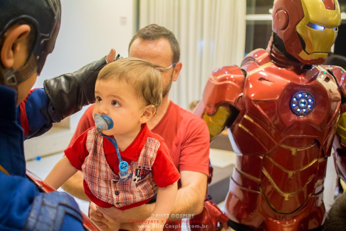 Personagens vivos The Avengers para festas