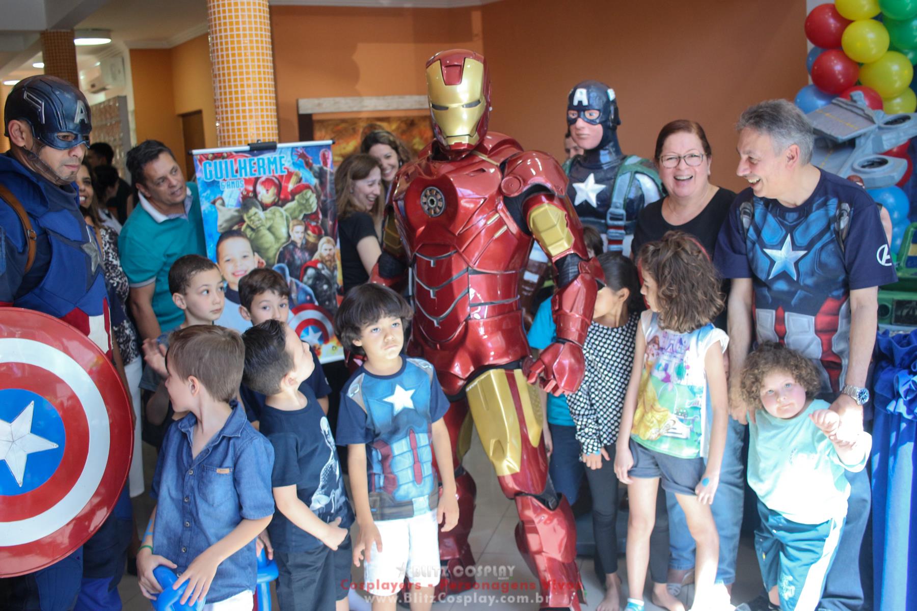 Capitão America personagem para festas