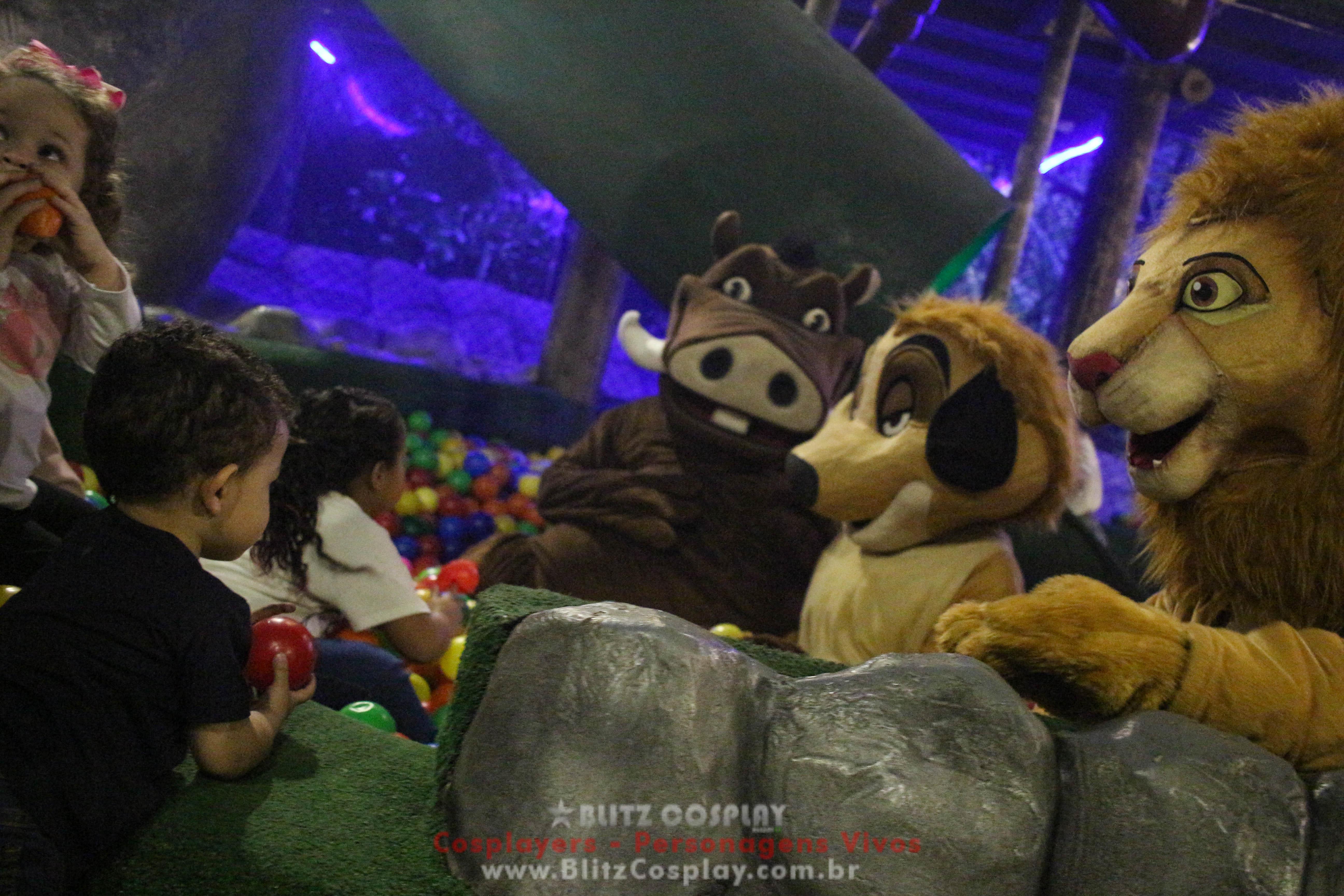 Rei Leão Personagem Vivo Para Festas e Eventos.