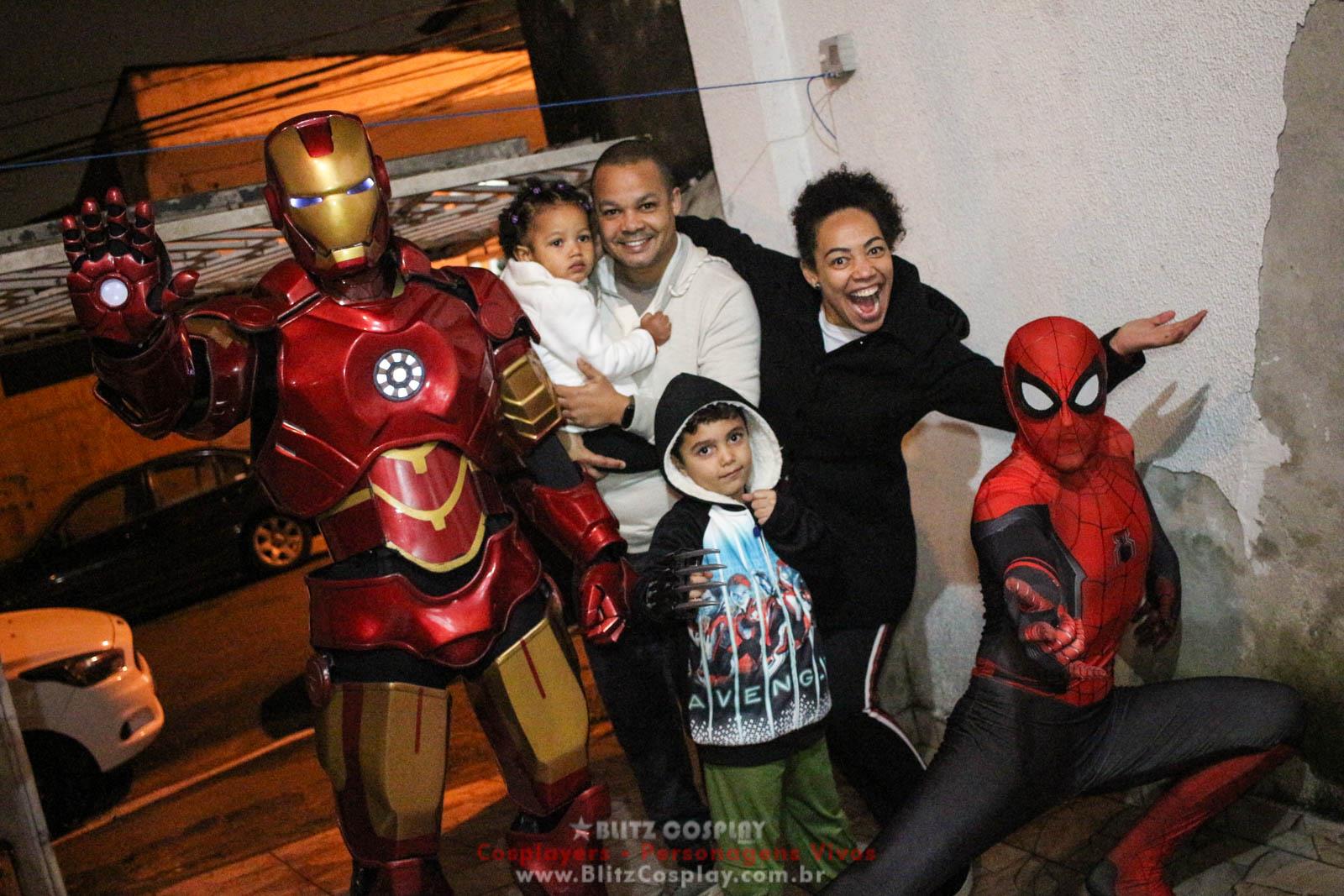 Heróis Personagens Vivos Para Festas e Eventos.