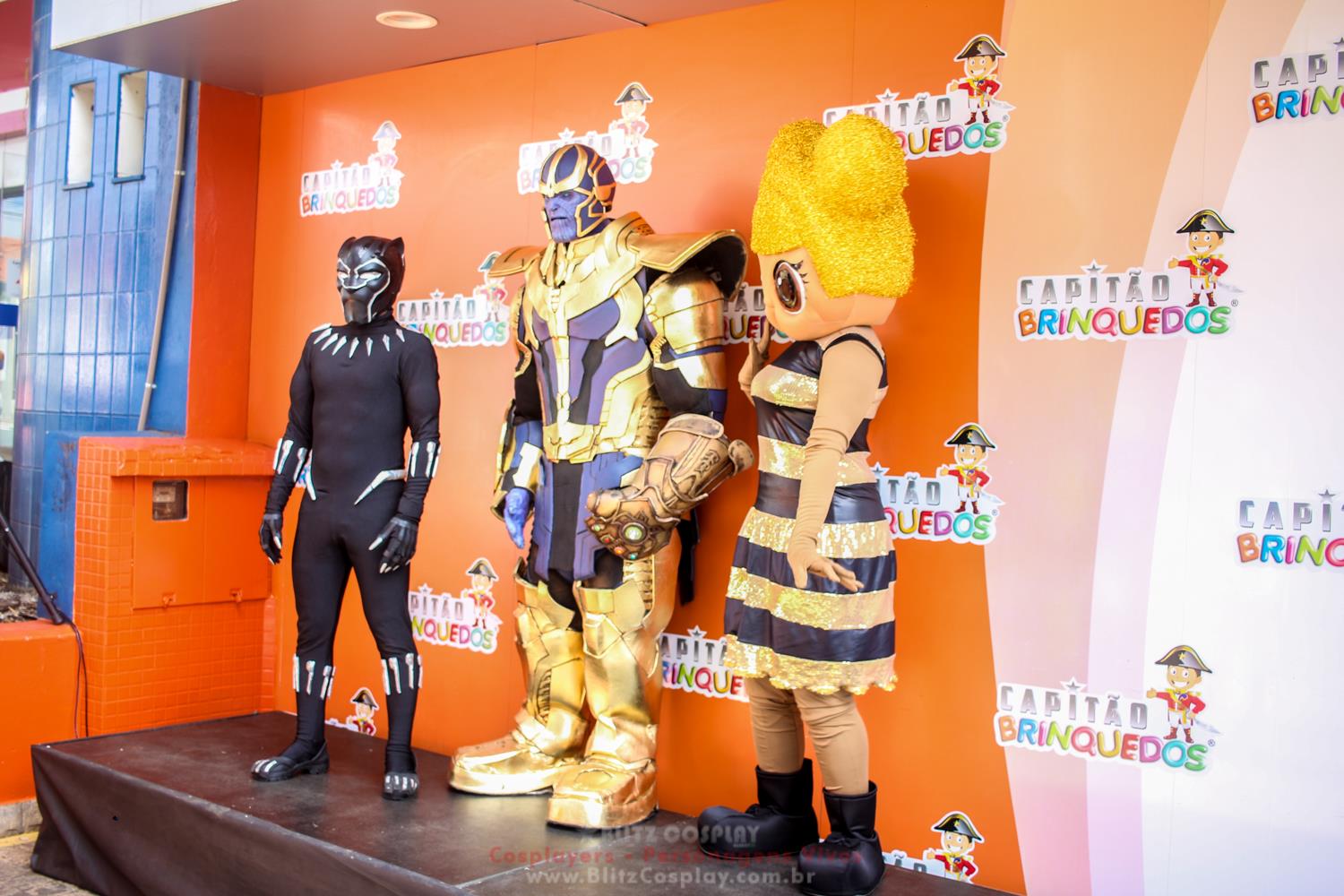 Cosplayers Para Eventos no Capitão Brinquedo 