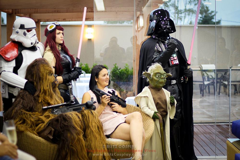 Star Wars Personagens vivos para aniversário