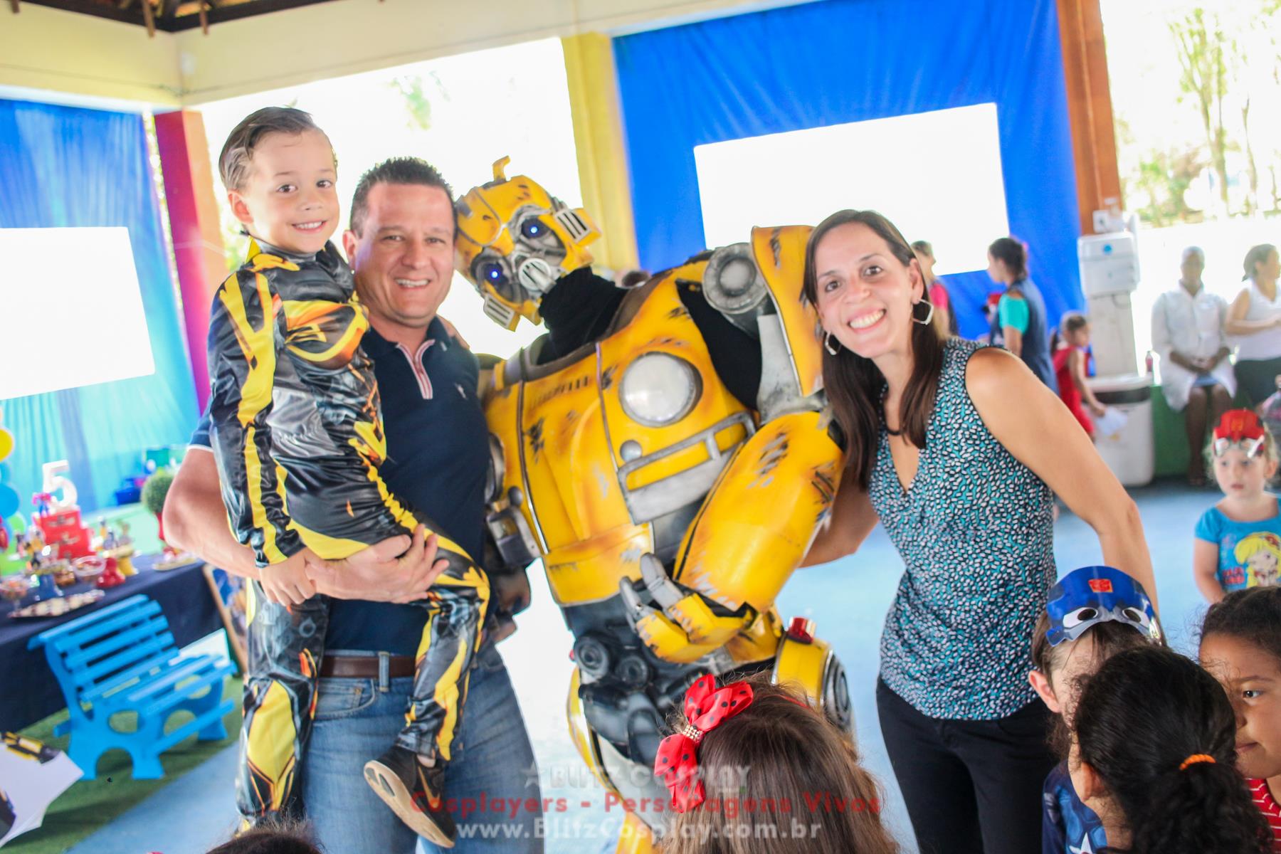 Bumblebee Personagem Vivo Para Festas.