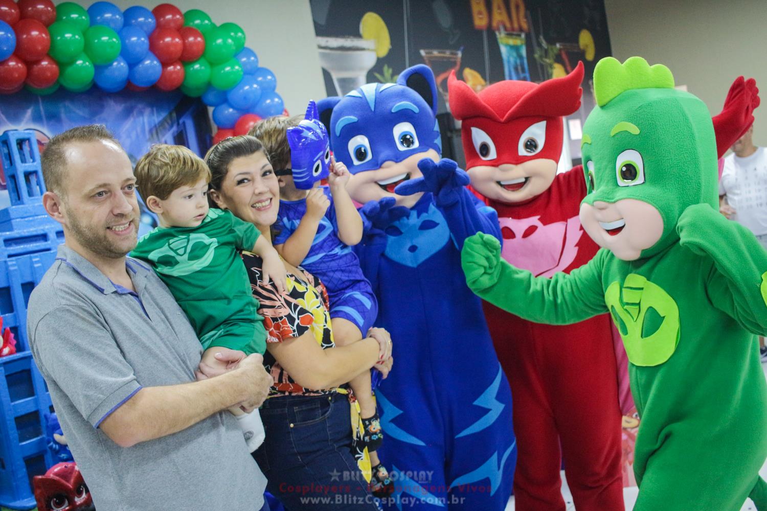 Pmask Personagem Vivo Para Festas