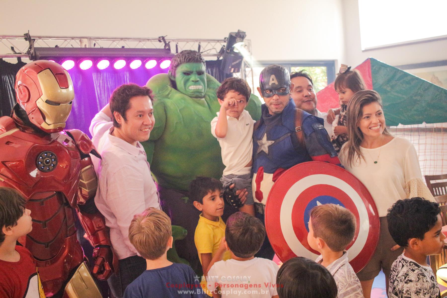 Homem de Ferro Personagens vivos Para Festas.