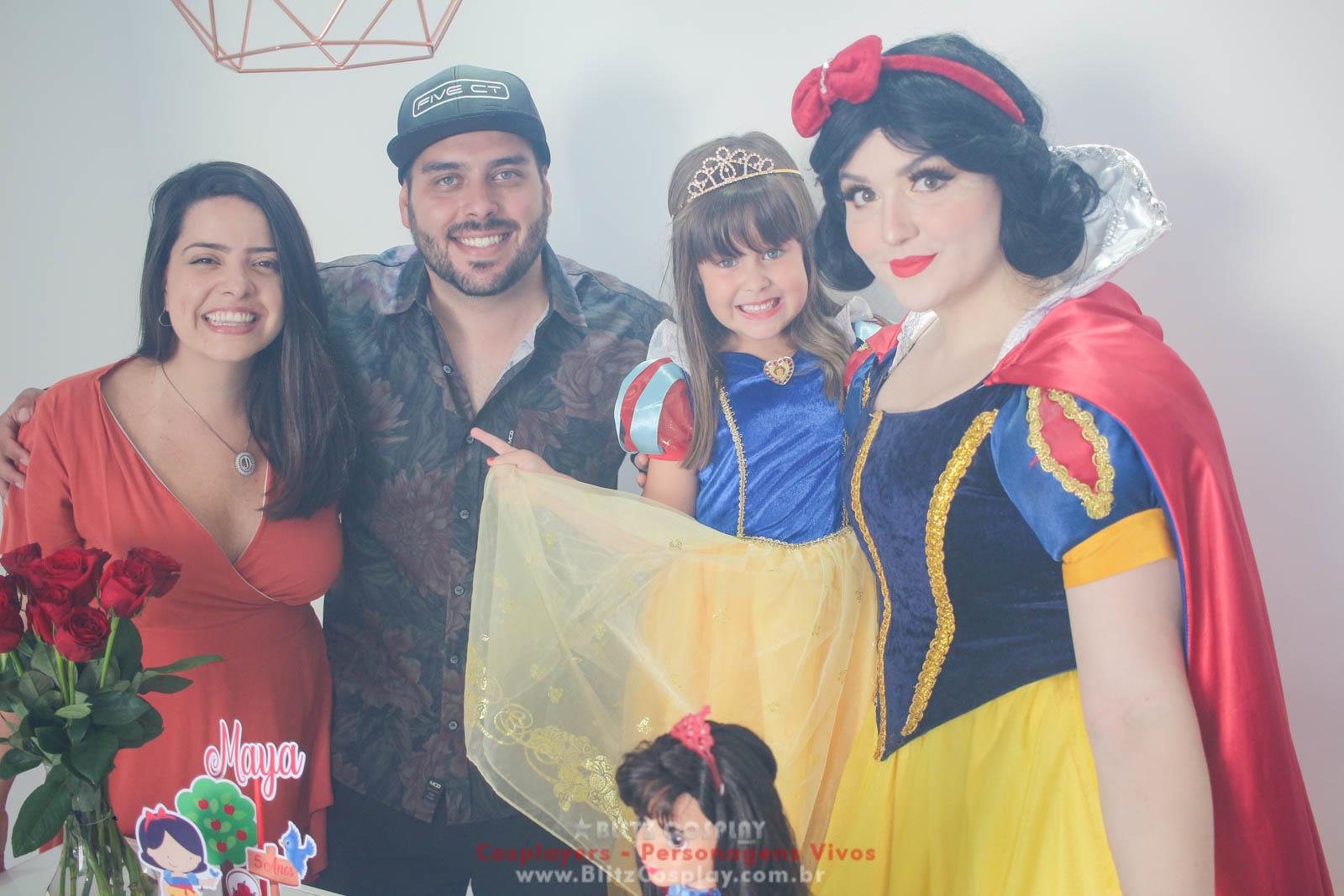 Branca de Neve Personagem Vivo Para Eventos e Festas.