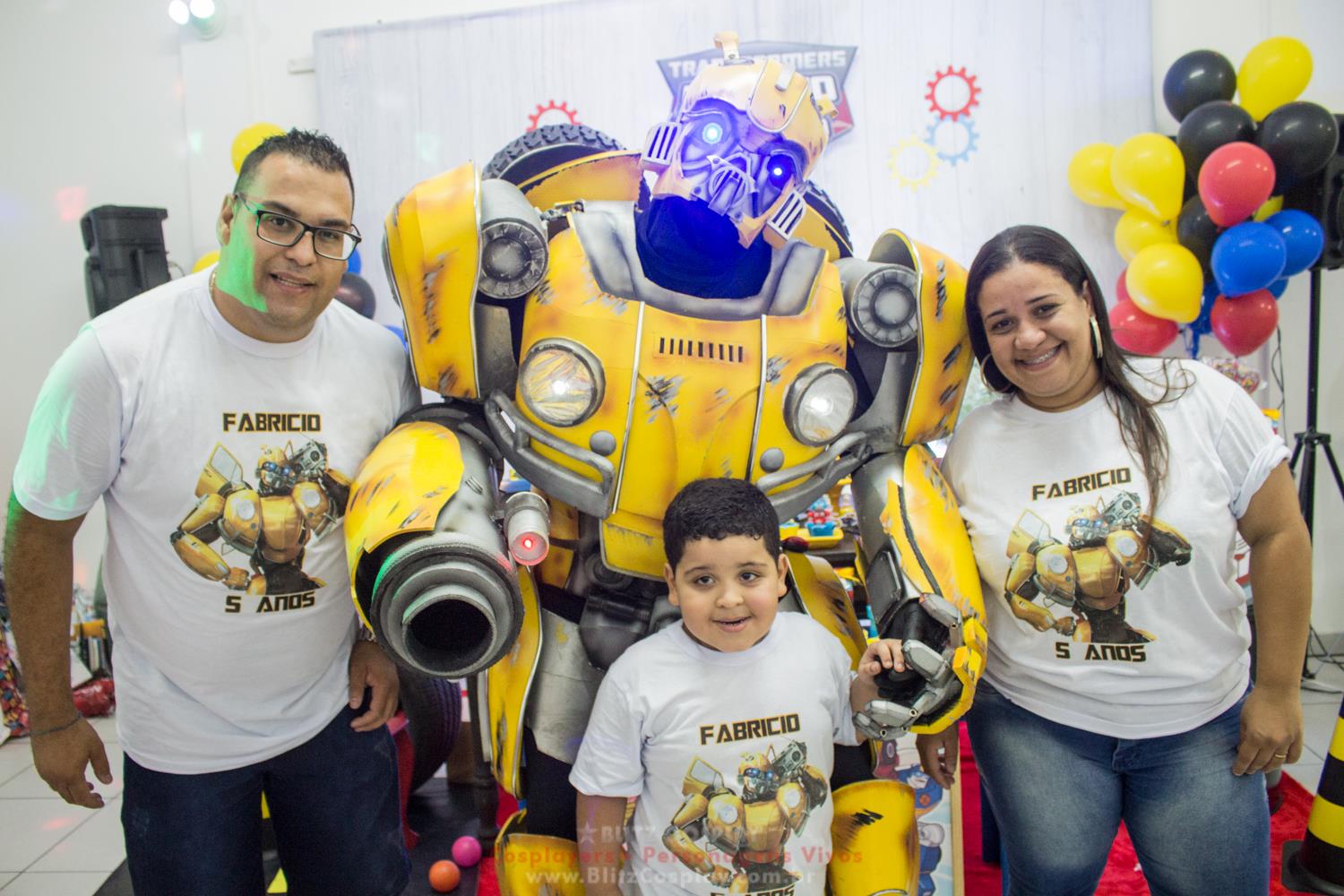 Bumblebee Personagem Vivo Para Festas.