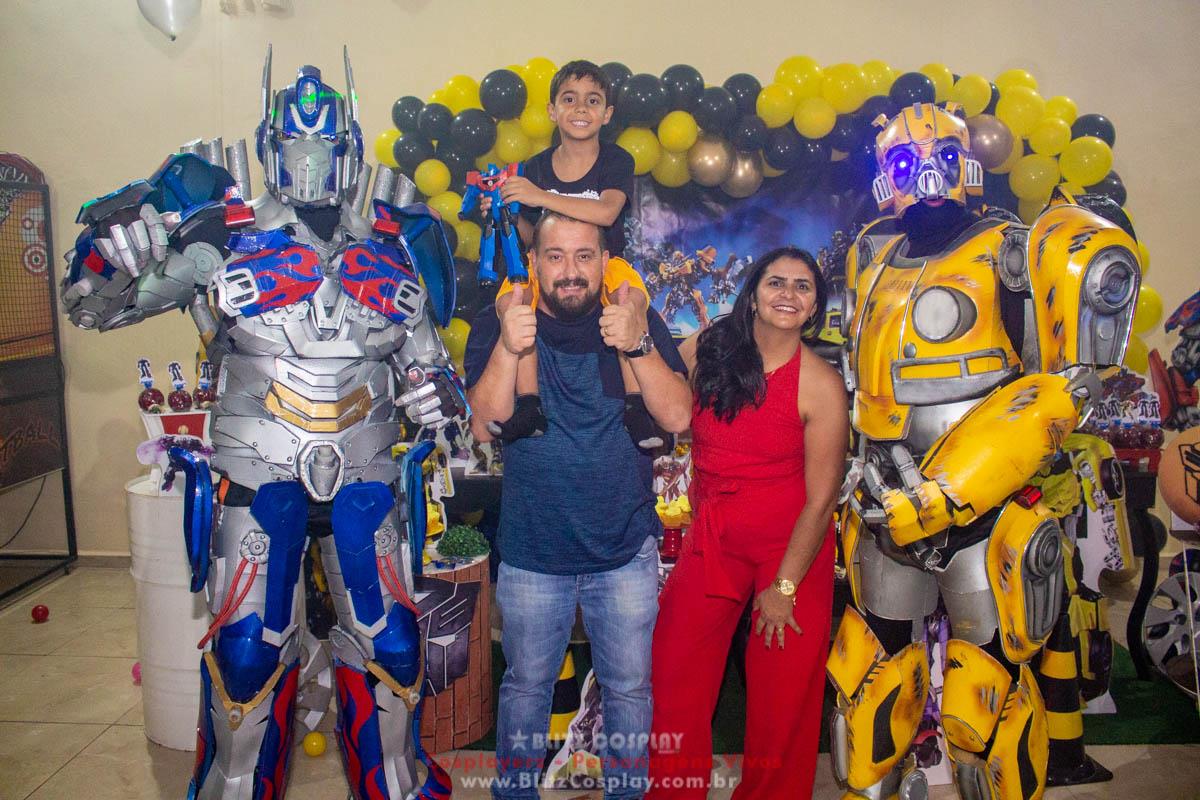 Transformers Personagens Vivos Para Festas.