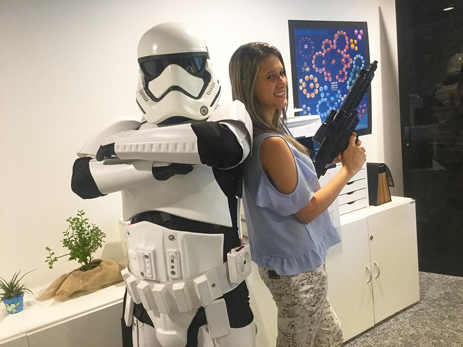 Stormtrooper personagens vivos para eventos