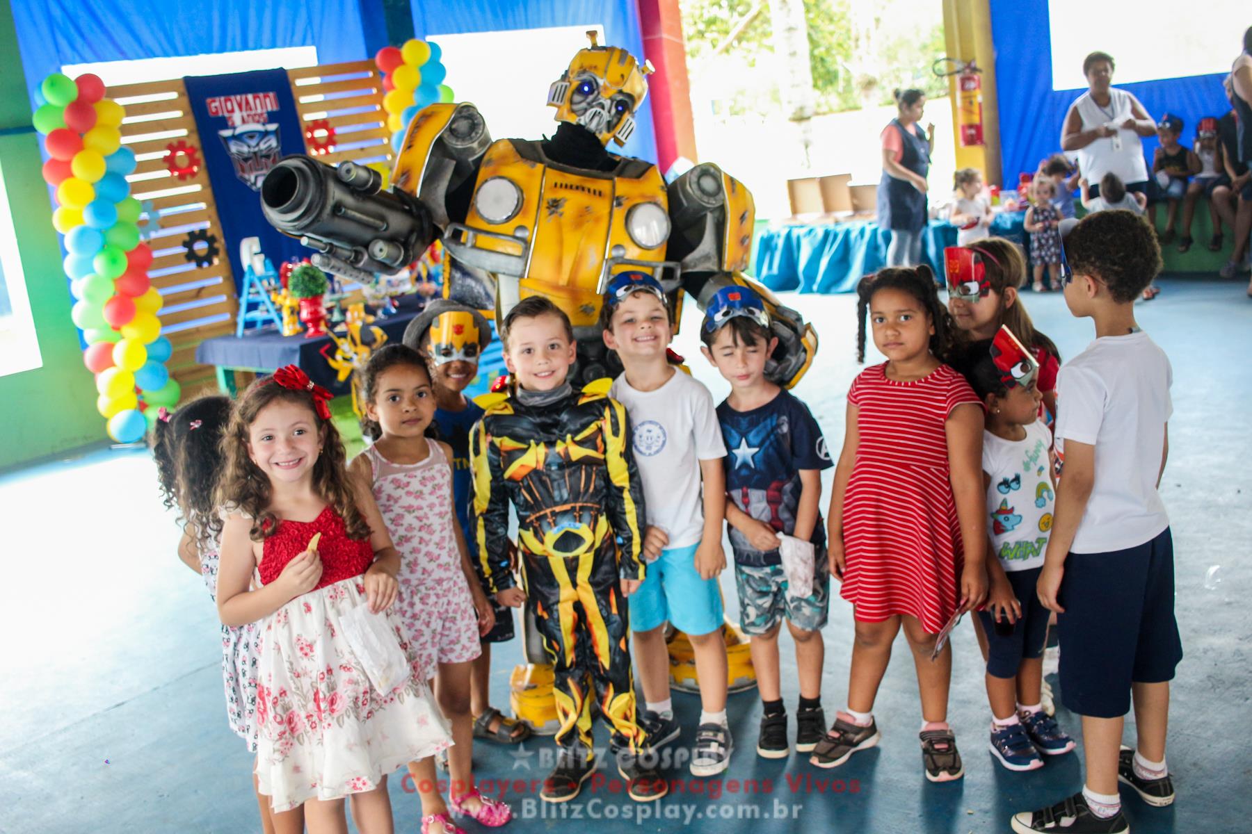 Bumblebee Personagem Vivo Para Festas.