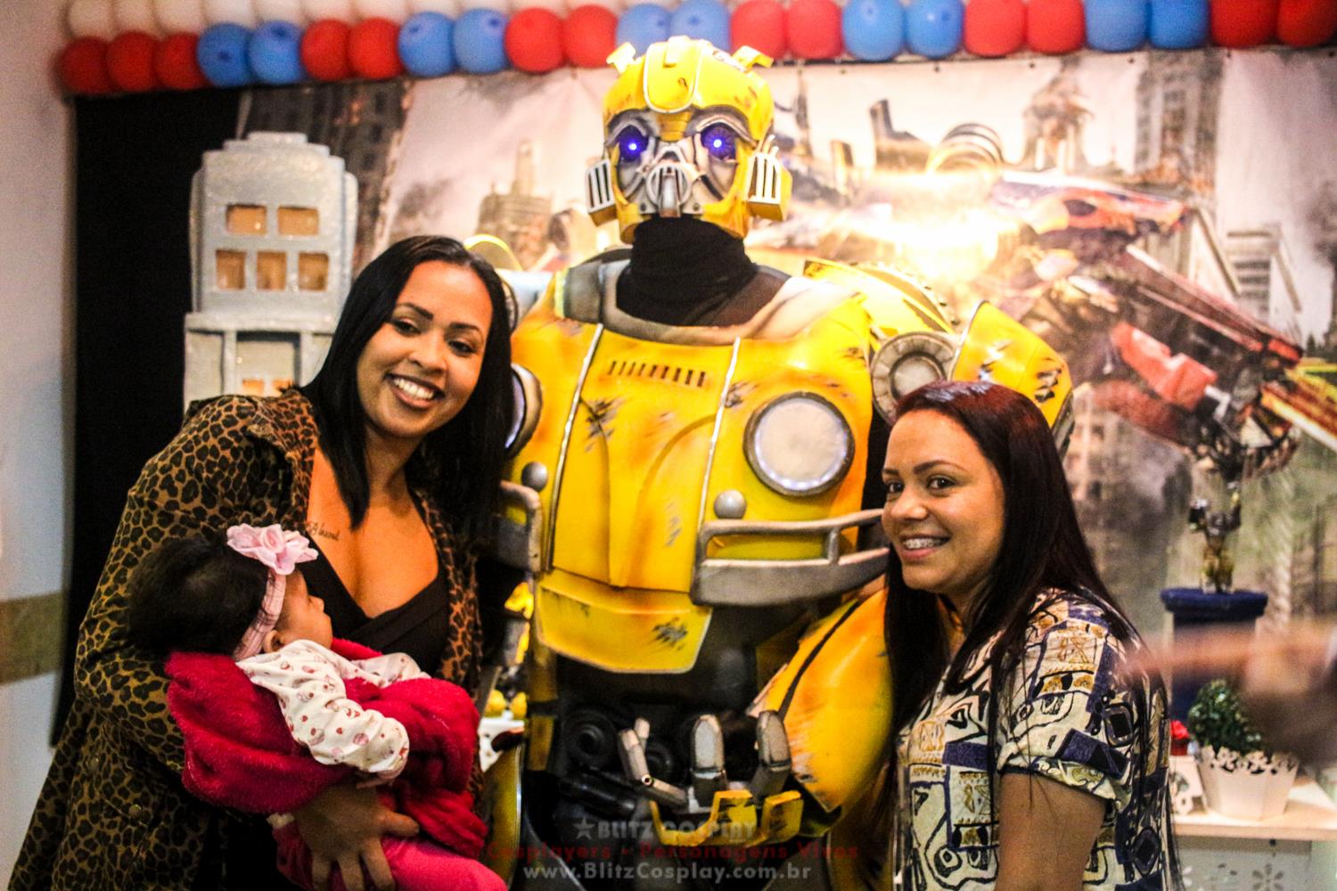 Bumblebee Personagem Vivo Para Festas.