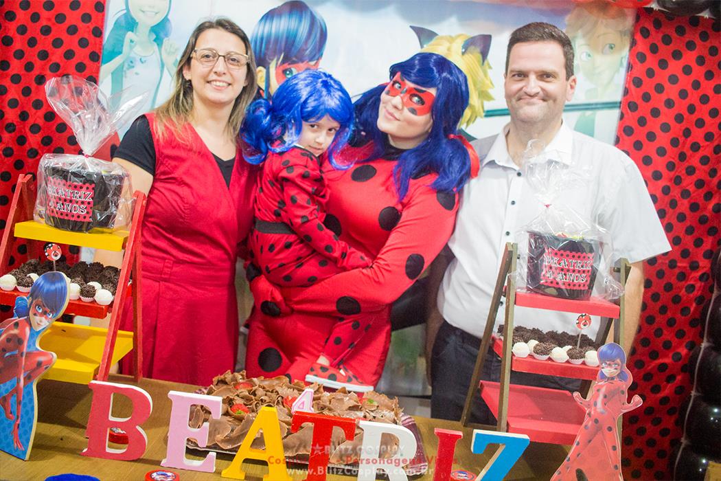 Ladybug Personagens vivos para festa