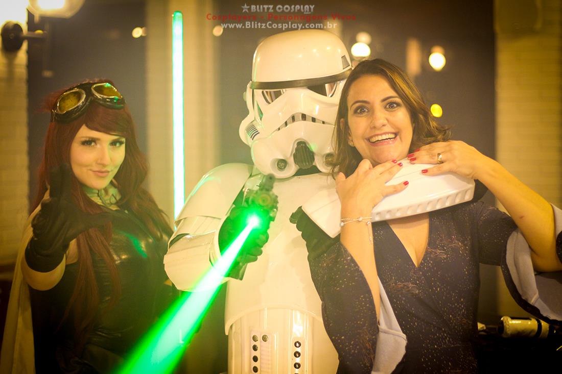 Star Wars Personagens vivos para aniversário