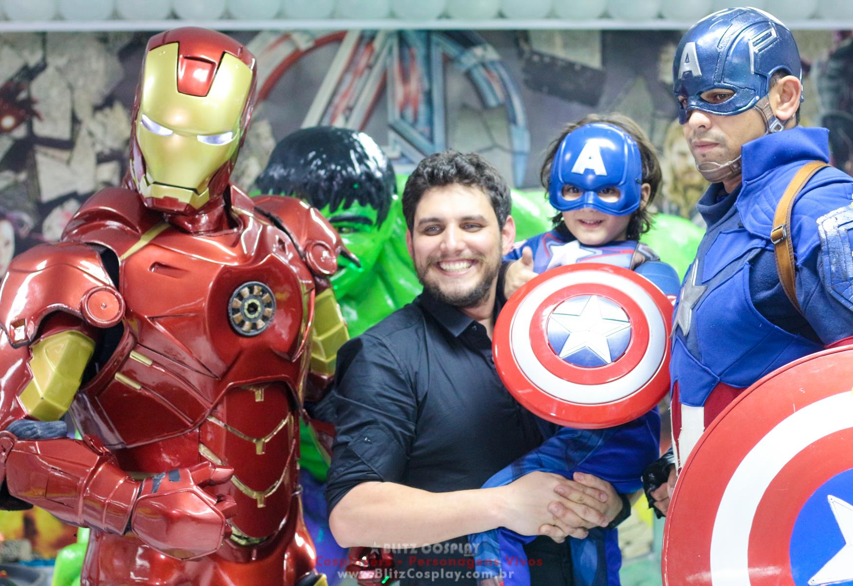 Homem de Ferro Personagens vivos para festa