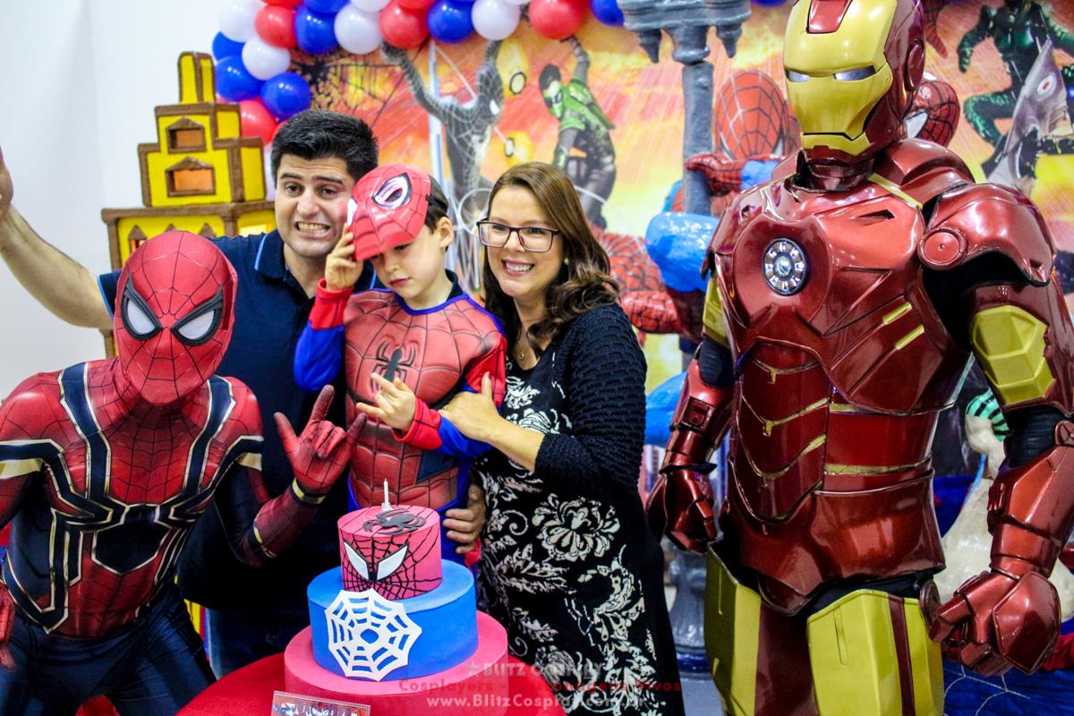 Personagem vivo Os Vingadores para festas