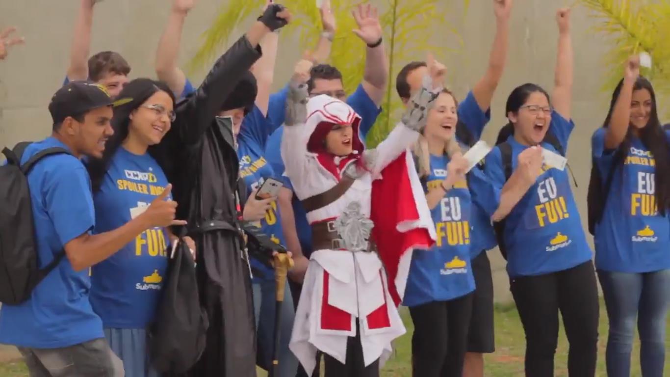 Assasin's Creed Personagem vivo para eventos
