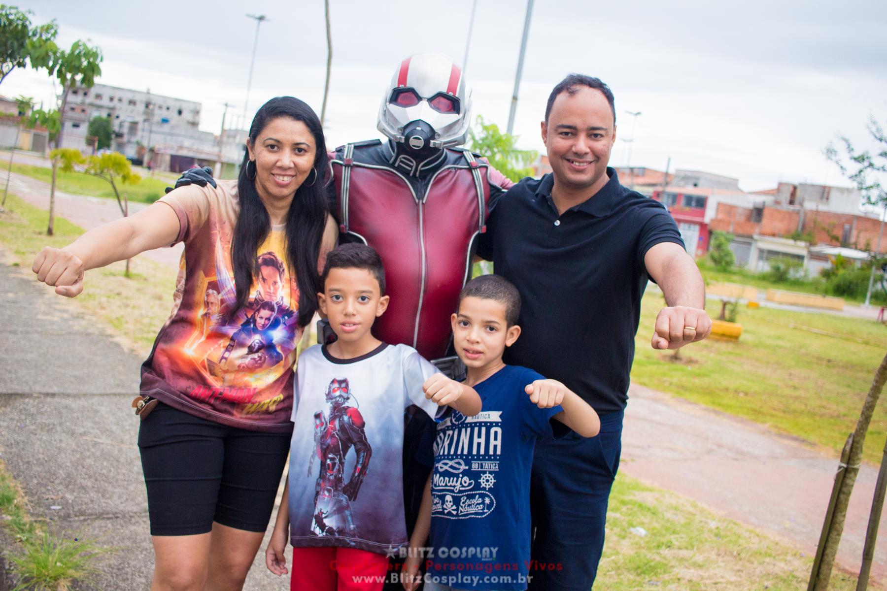 Homem Formiga Personagem Vivo festas