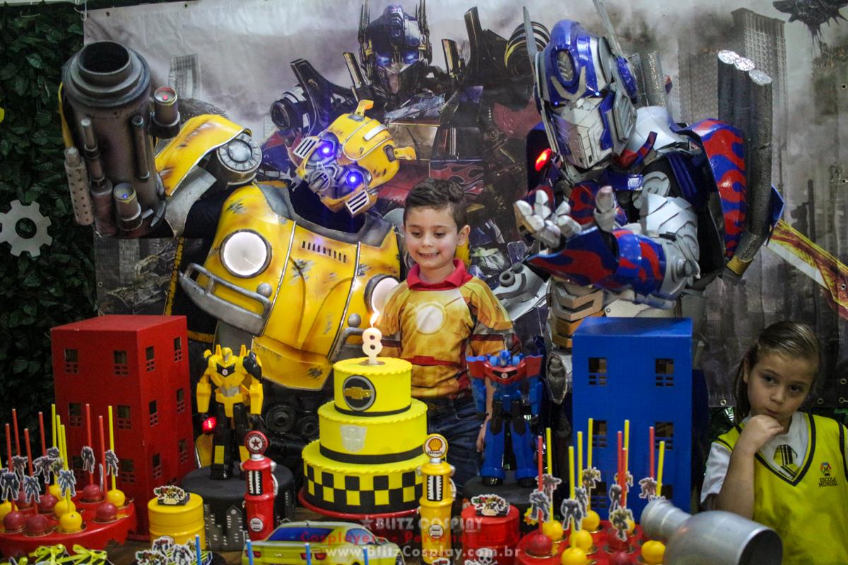 Transformers Personagens Vivos Para Festas.