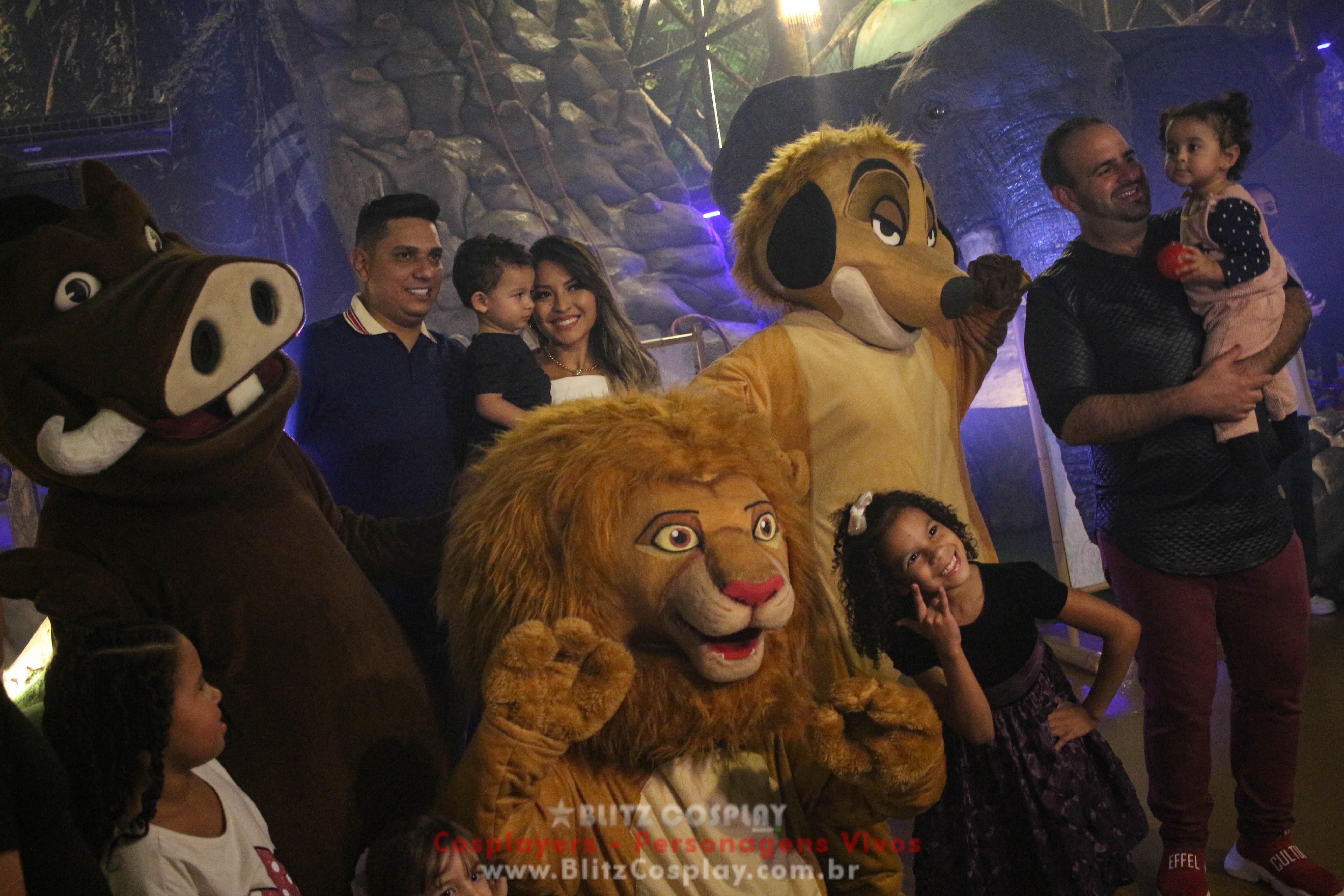 Rei Leão Personagem Vivo Para Festas e Eventos.