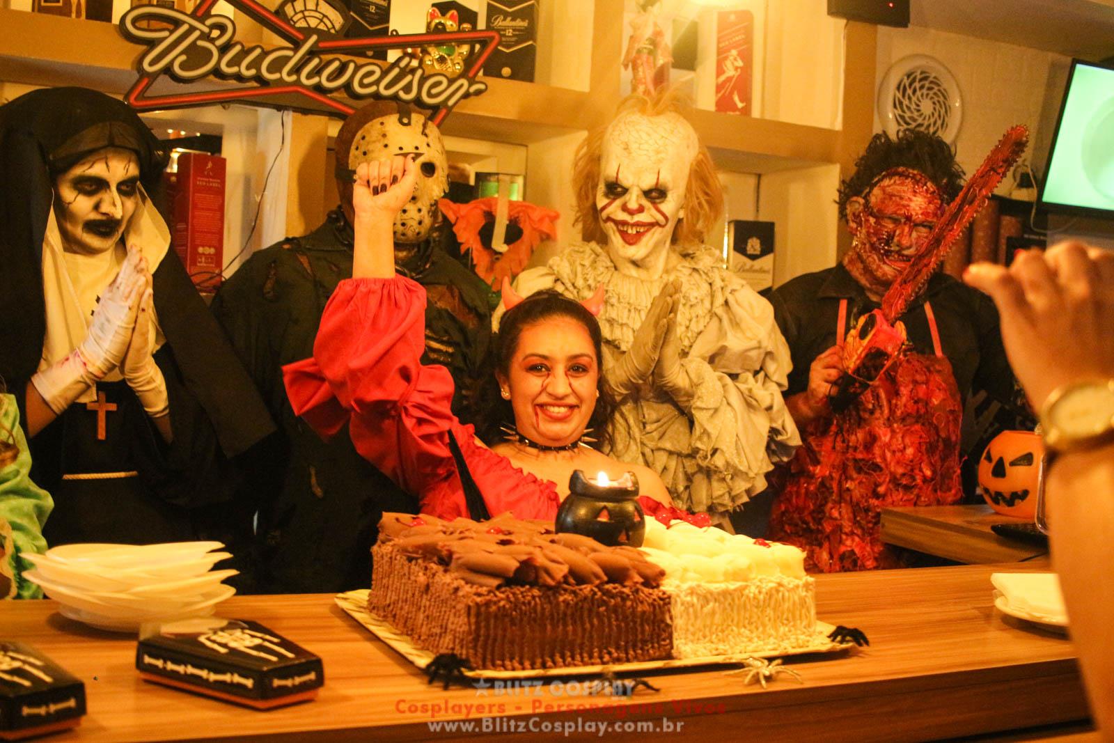 Terror Personagens Vivo Para Festas e Eventos.