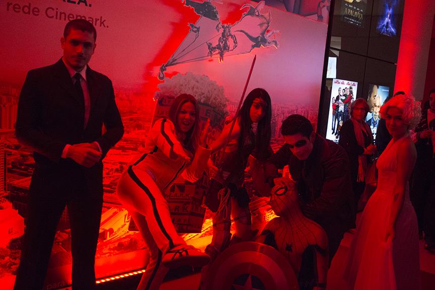 Cosplayers para eventos Personagens vivos