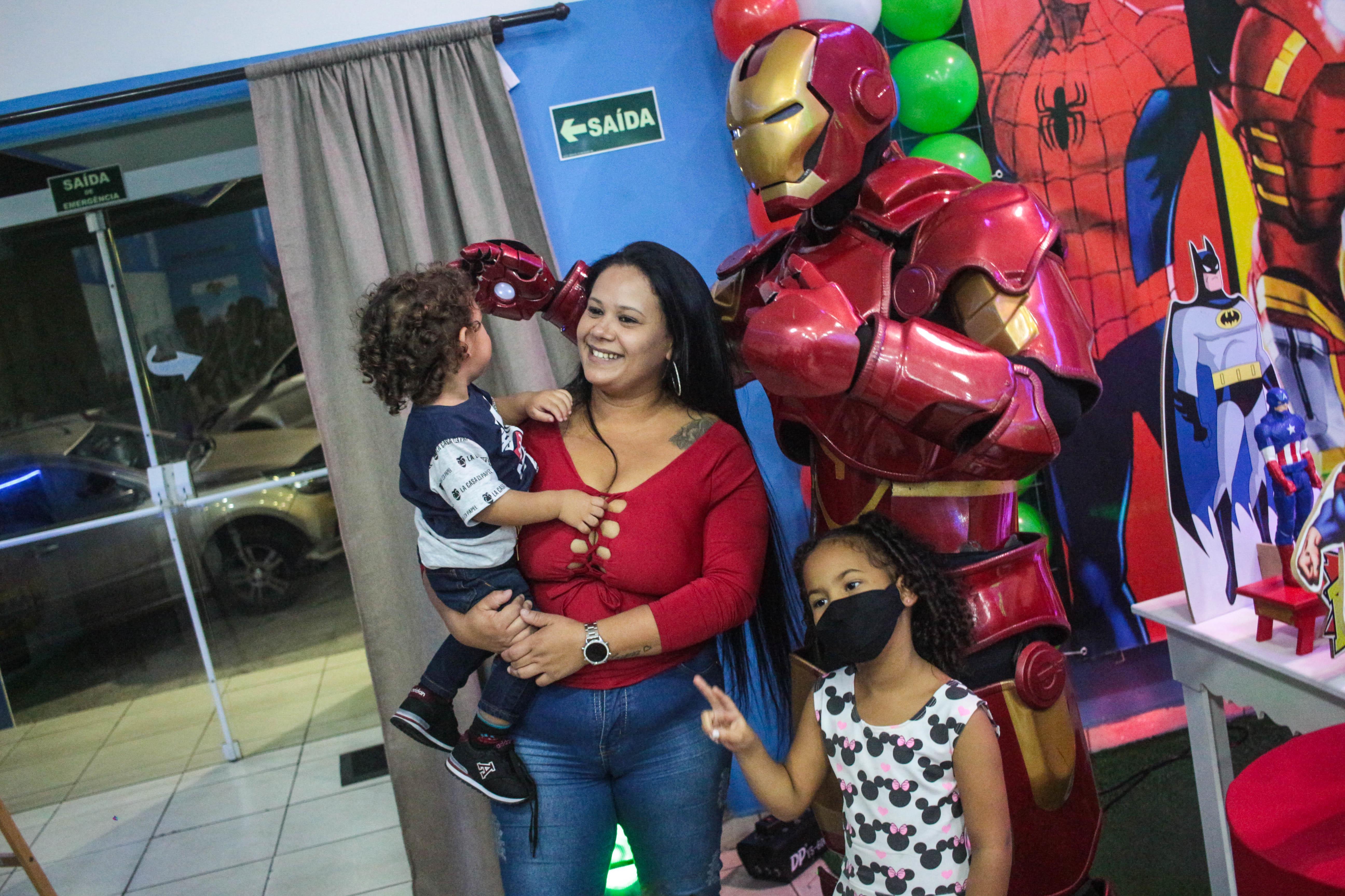 Homem de Ferro Personagem Vivo Para Festas e Eventos.