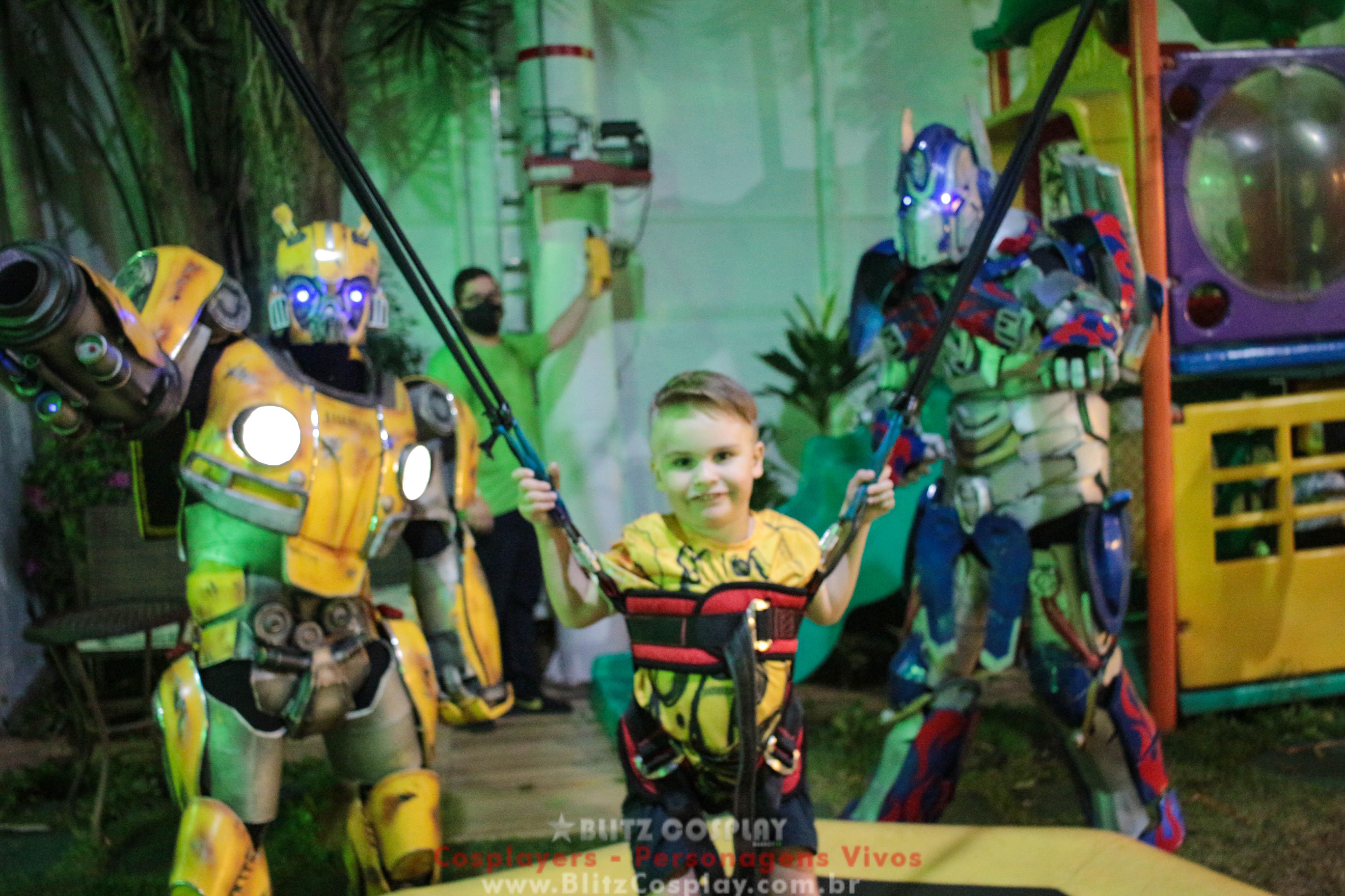 Transformers Personagem Vivo Para Festas e Eventos 