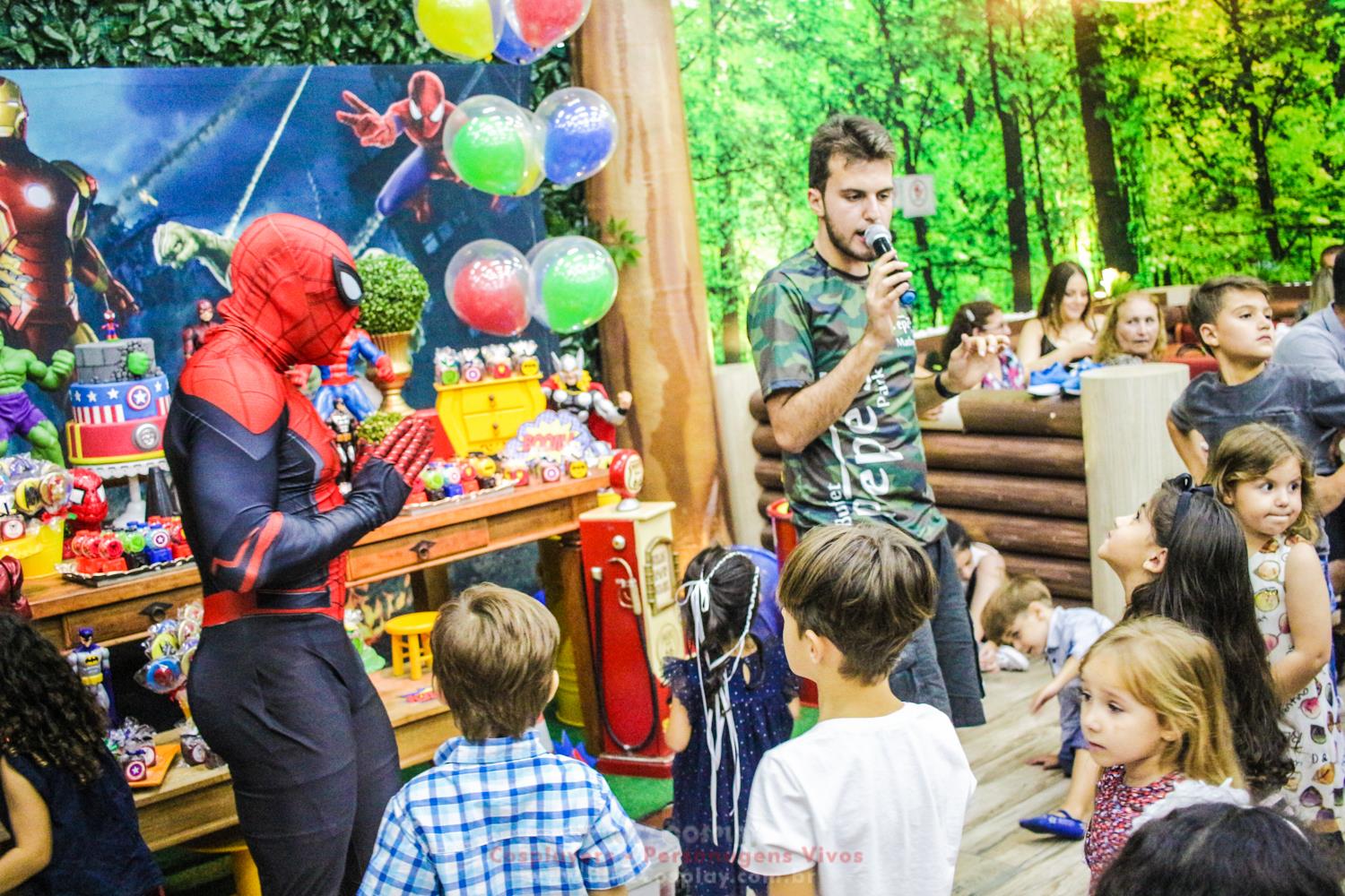 Hulk Personagem Vivo Para Festas