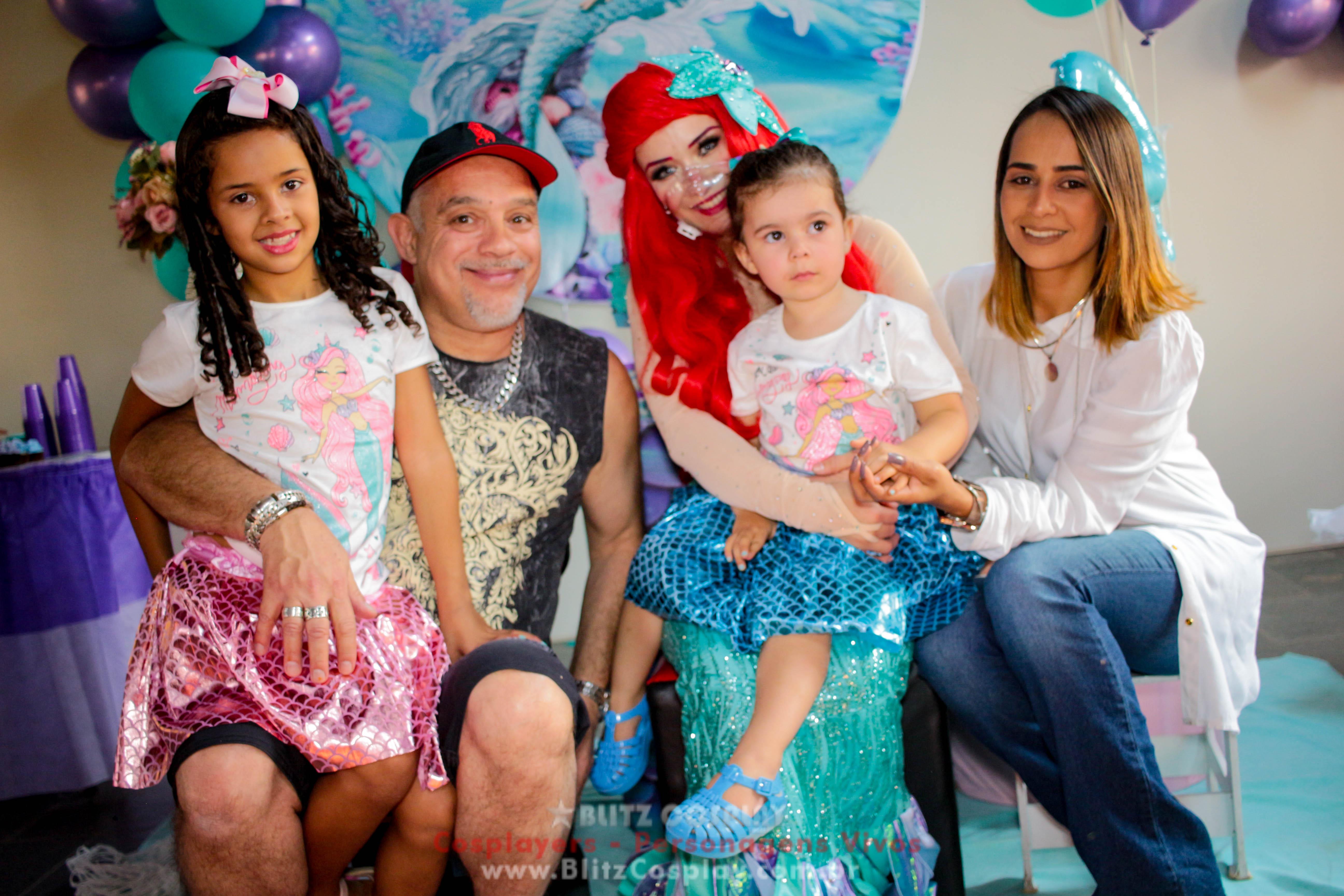 Ariel Personagem Vivo Para Festa e Eventos.