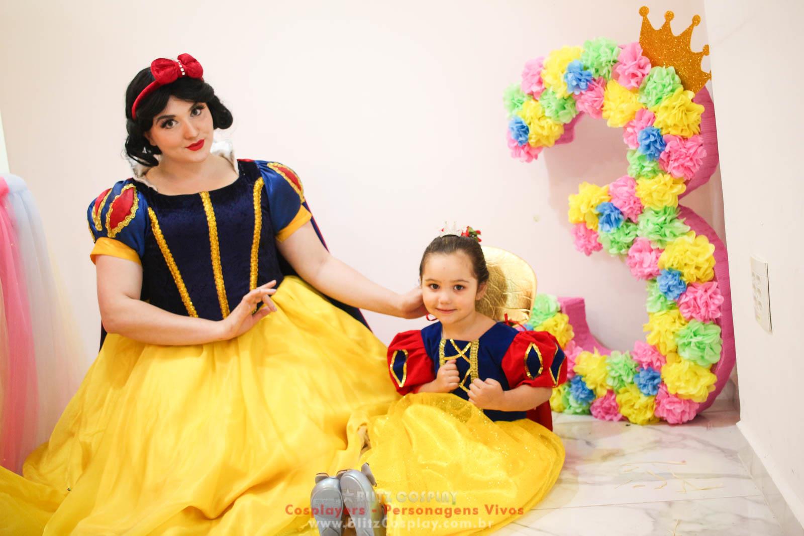 Branca de Neve Personagem Vivo Para Eventos e Festas.