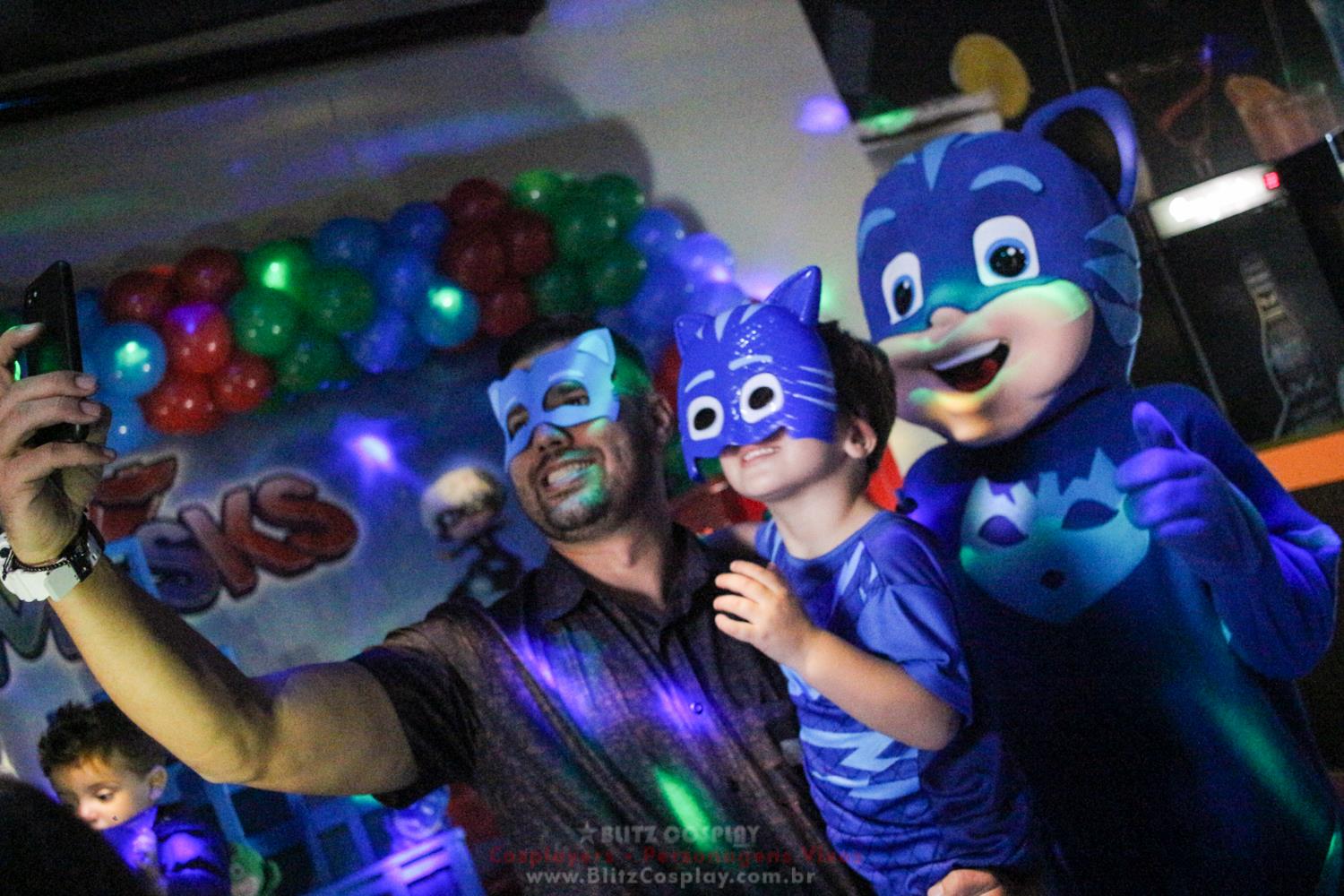 Pmask Personagem Vivo Para Festas