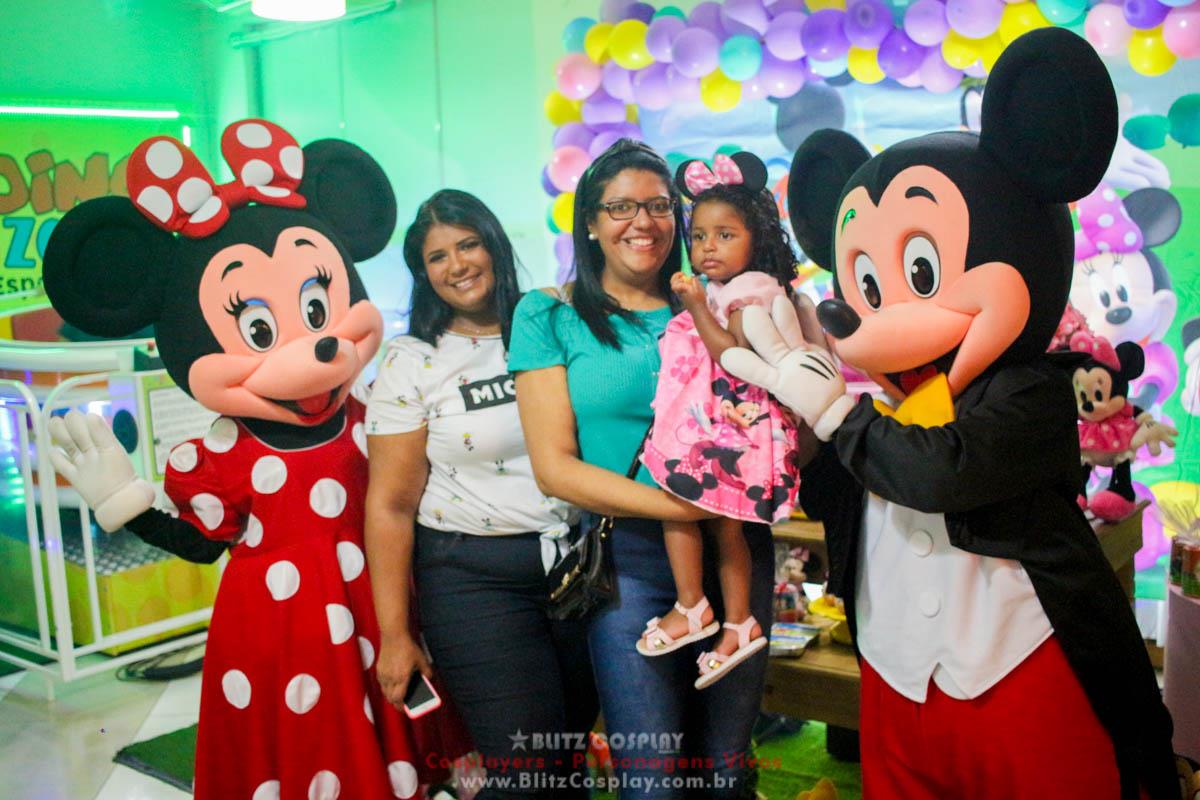 Mickey e Minnie Personagens Vivos Para Festas.