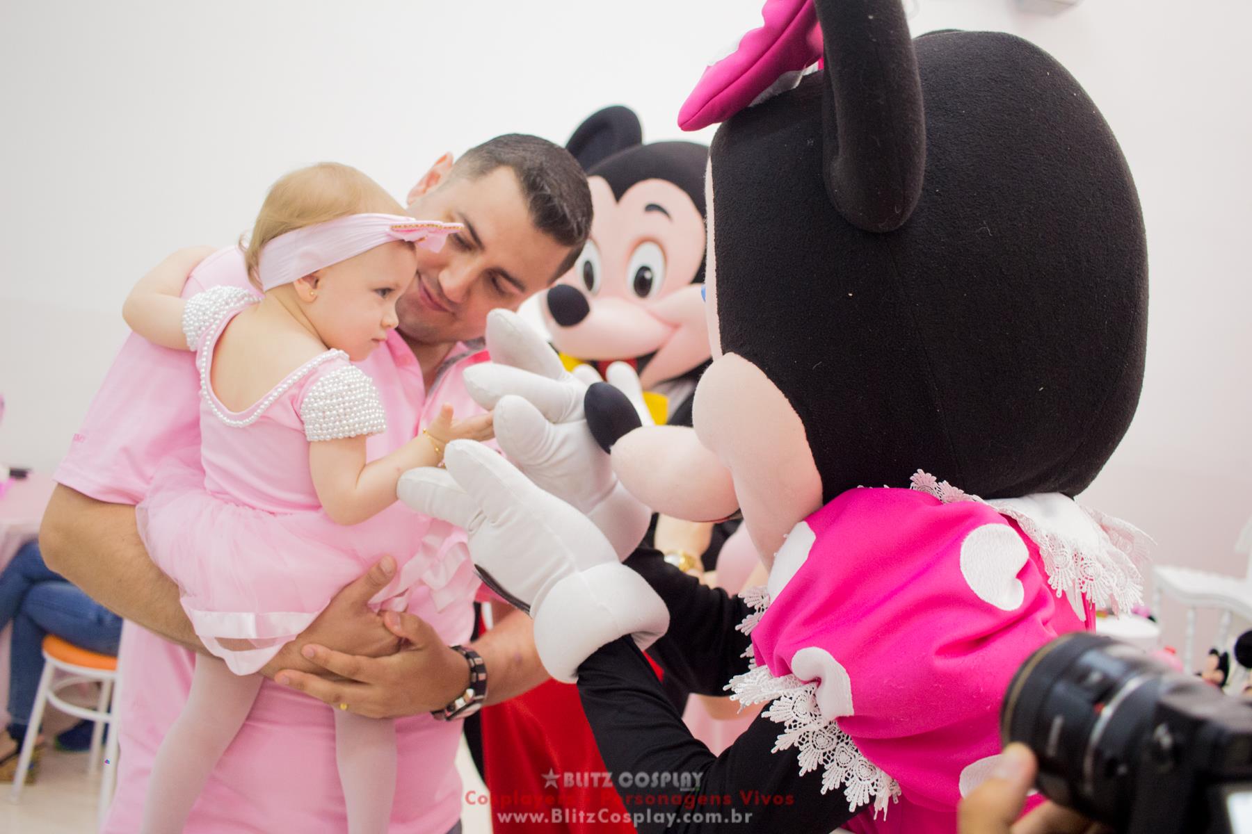 Mickey e Minnie personagens vivos festas