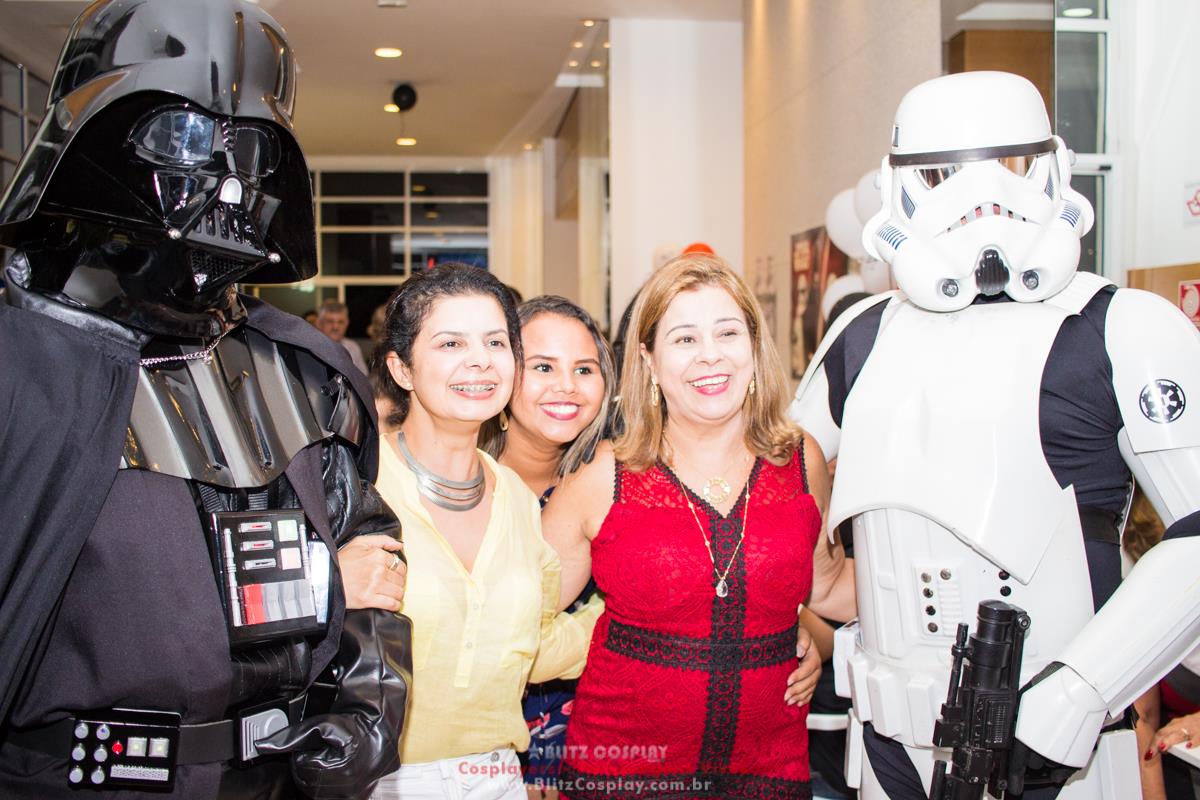 Personagem vivo Darth Vader para festas