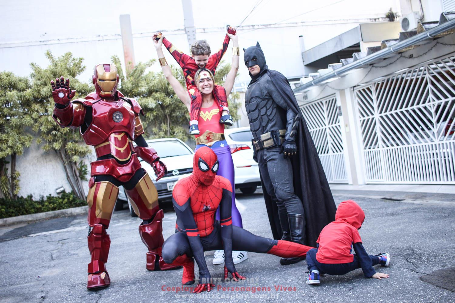 Heróis Betina Personagens Vivos Para Festas e Eventos.