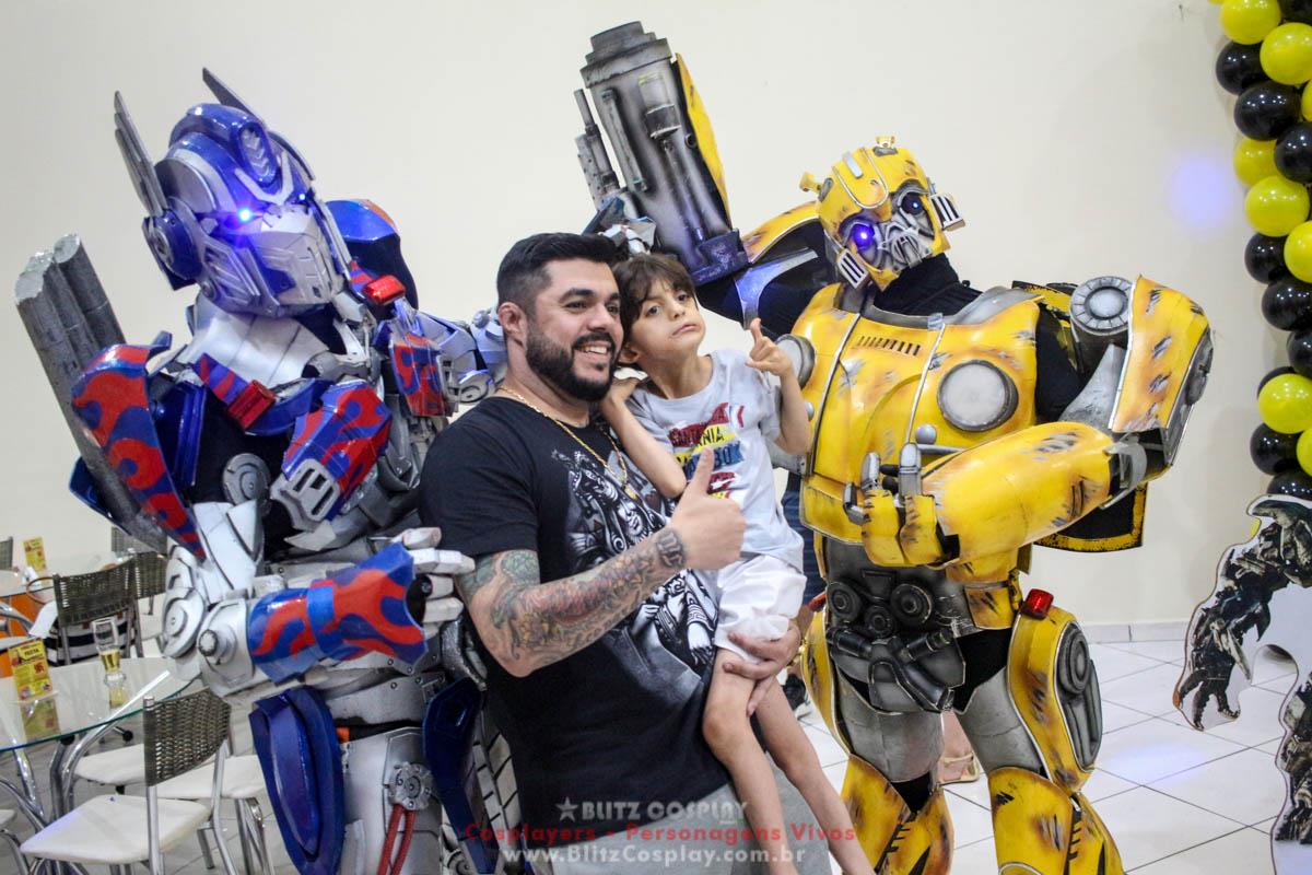 Transformers Personagens Vivos Para Festas.