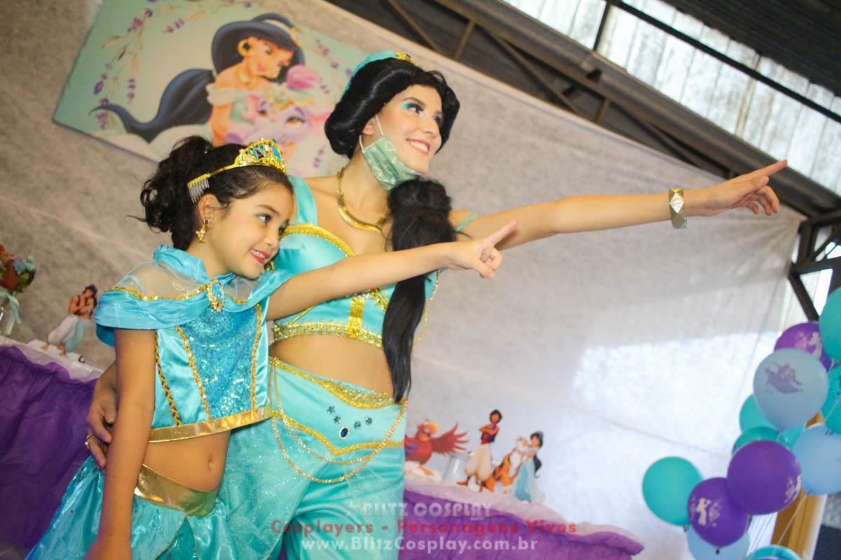 Jasmine Personagens Vivos para Festas e Eventos.