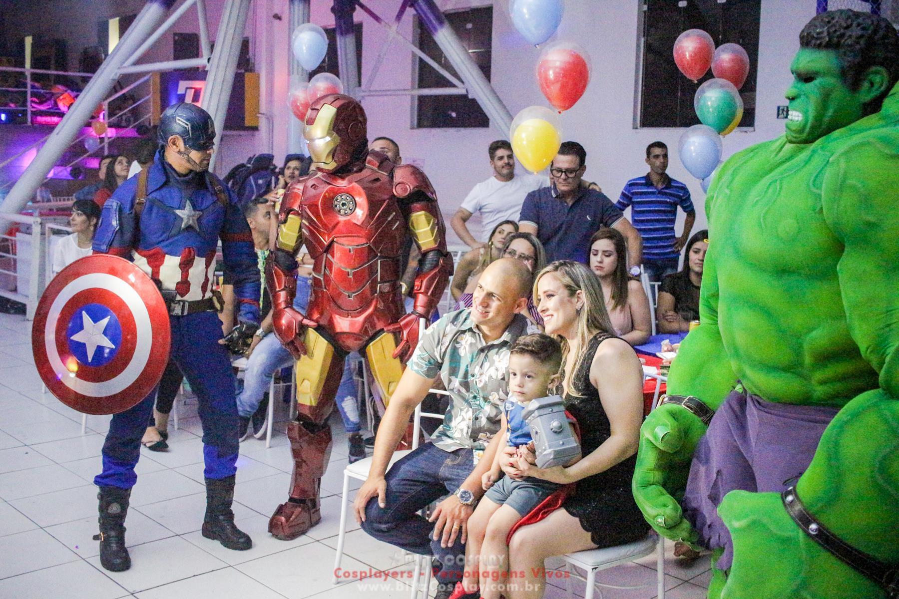 Hulk Personagem vivo para festas e eventos